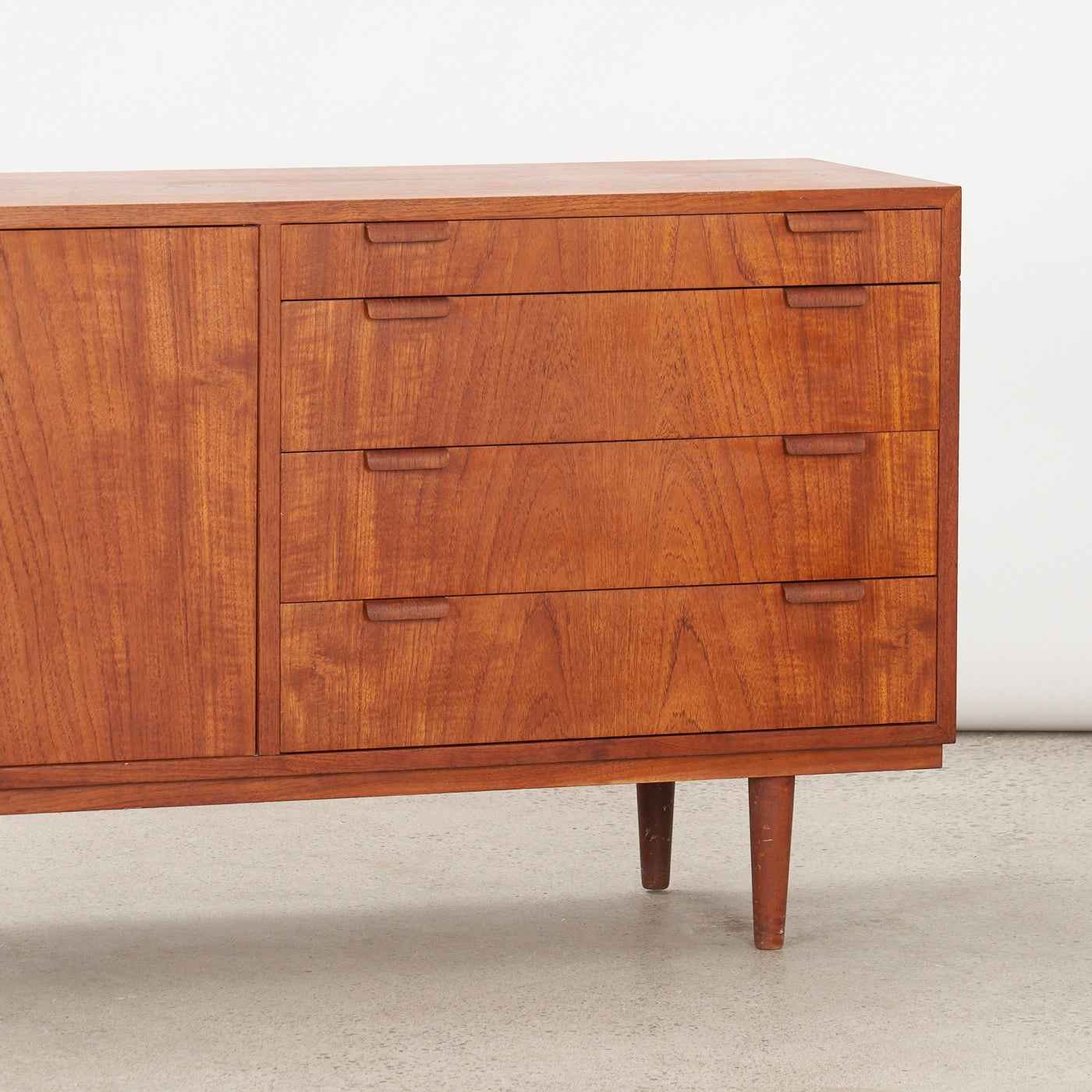 Compact Teak Sideboard by Carlo Jensen for Hundevad & Co., Denmark