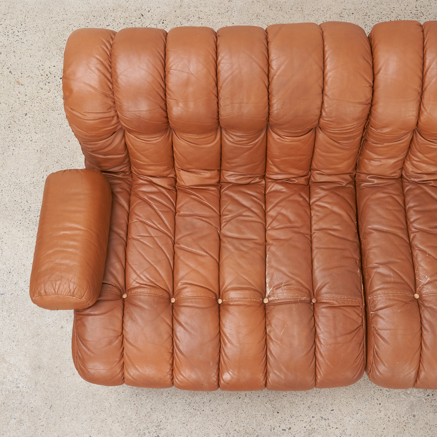 Vintage Leather Modular Sofa