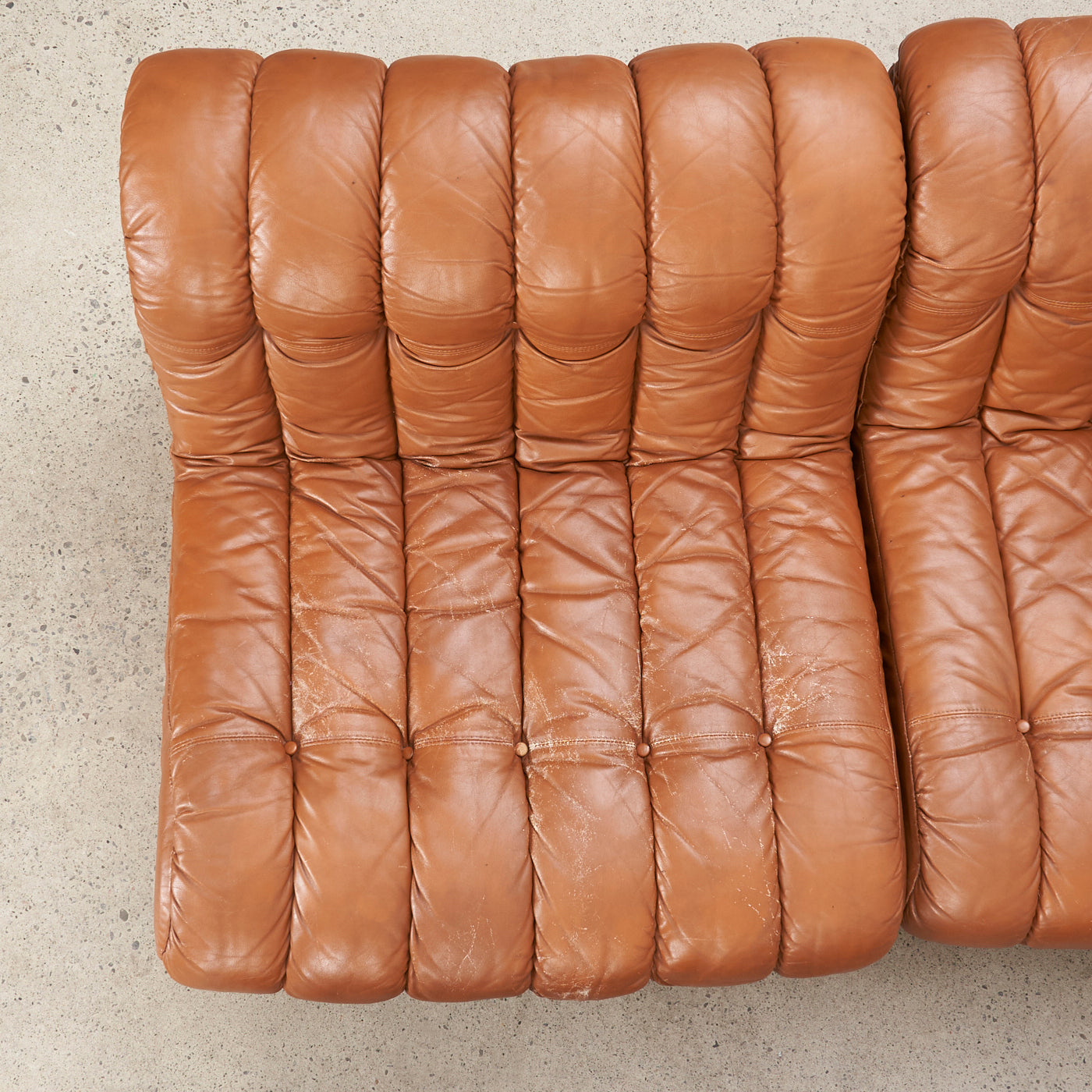 Vintage Leather Modular Sofa