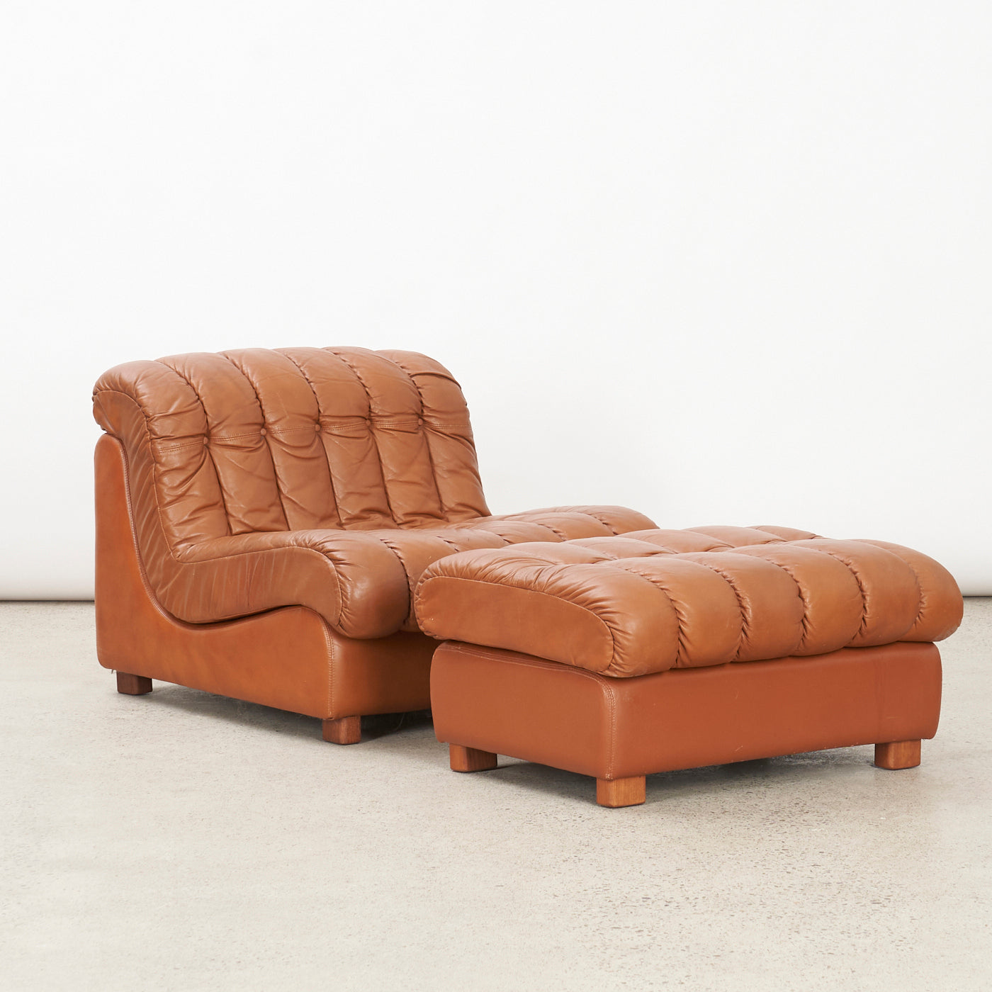 Vintage Leather Modular Sofa