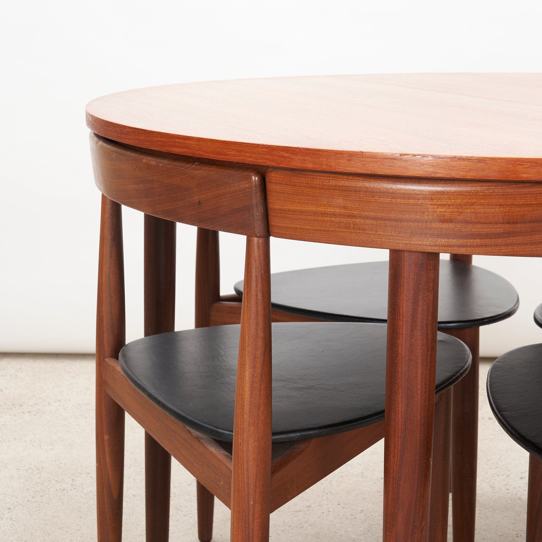 Teak 'Roundette' Dining Set by Hans Olsen for Frem Røjle, Denmark