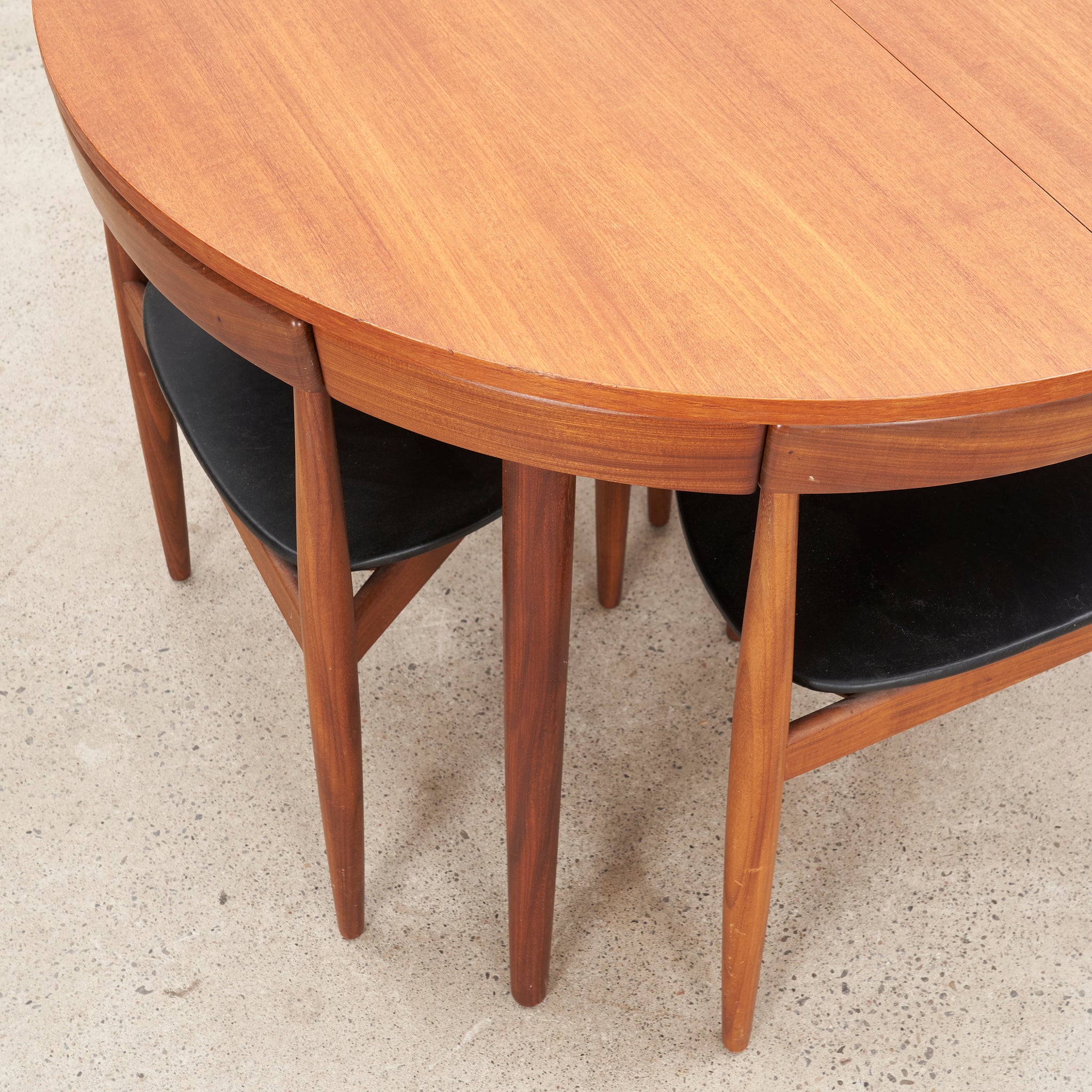 Teak 'Roundette' Dining Set by Hans Olsen for Frem Røjle, Denmark