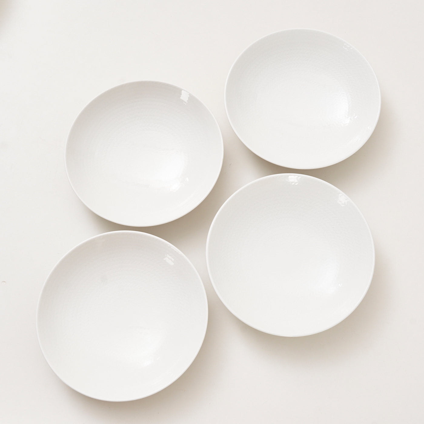Set of 4 Ceramic 'Blue Fire' Bowls by Hertha Bengtson for Rörstrand, Sweden