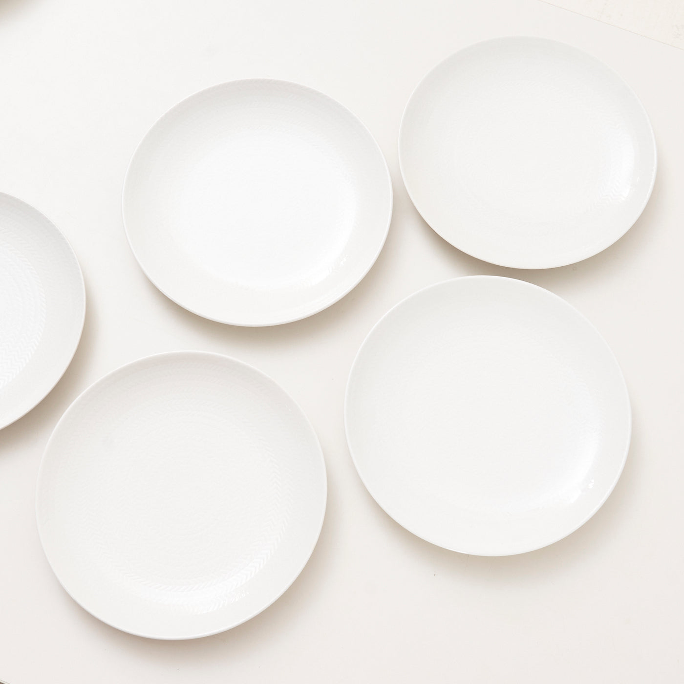 Set of 8 Ceramic 'Blue Fire' Dinner Plate by Hertha Bengtson for Rörstrand, Sweden