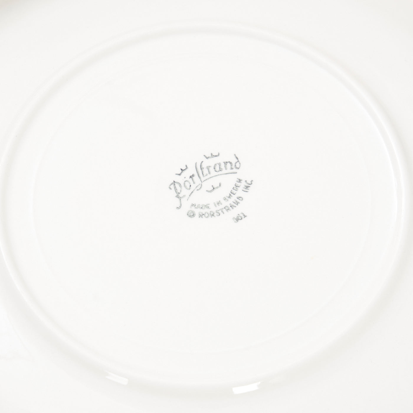 Set of 8 Ceramic 'Blue Fire' Dinner Plate by Hertha Bengtson for Rörstrand, Sweden