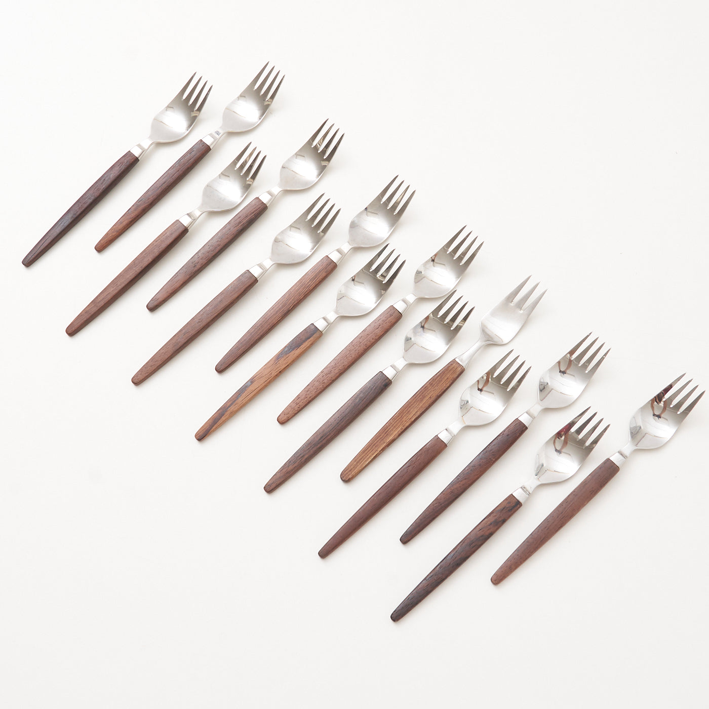 'Eton' Rosewood Flatware Set by Henning Nørgaard for Raadvad, Denmark