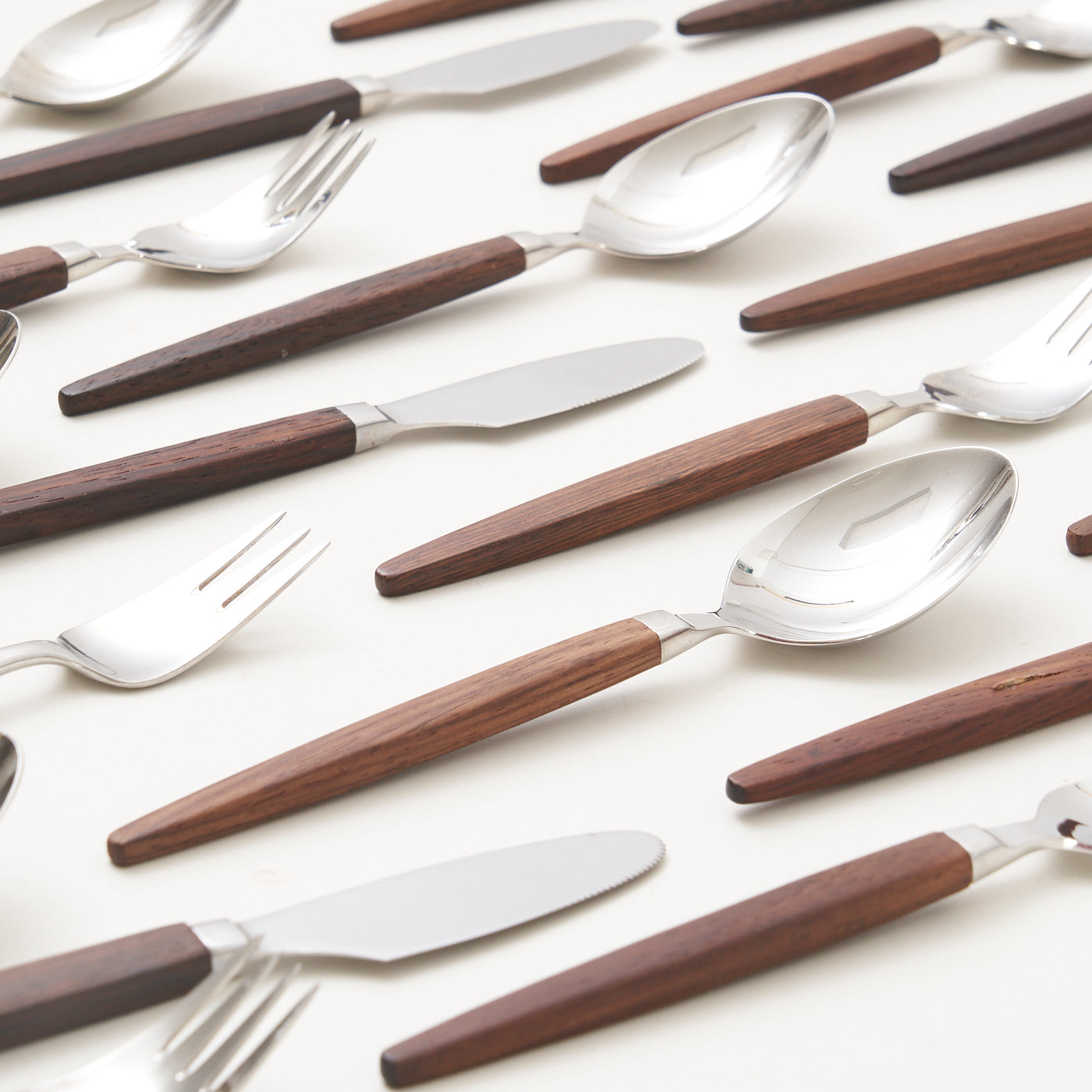 'Eton' Rosewood Flatware Set by Henning Nørgaard for Raadvad, Denmark