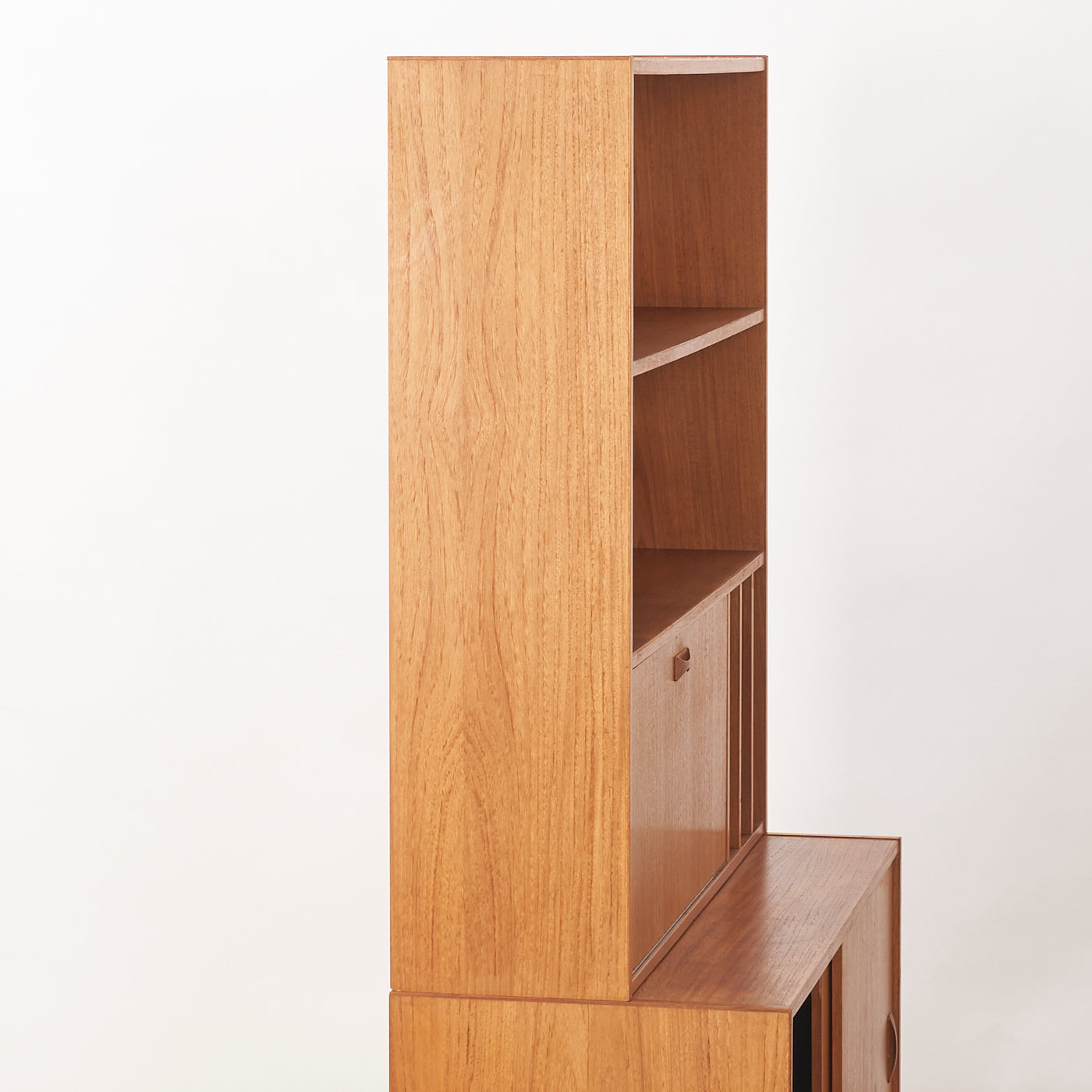 Teak Bookcase w/ Bar by Clausen & Son