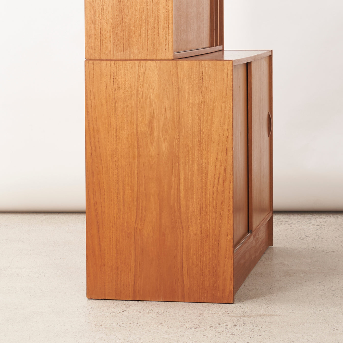 Teak Bookcase w/ Bar by Clausen & Son