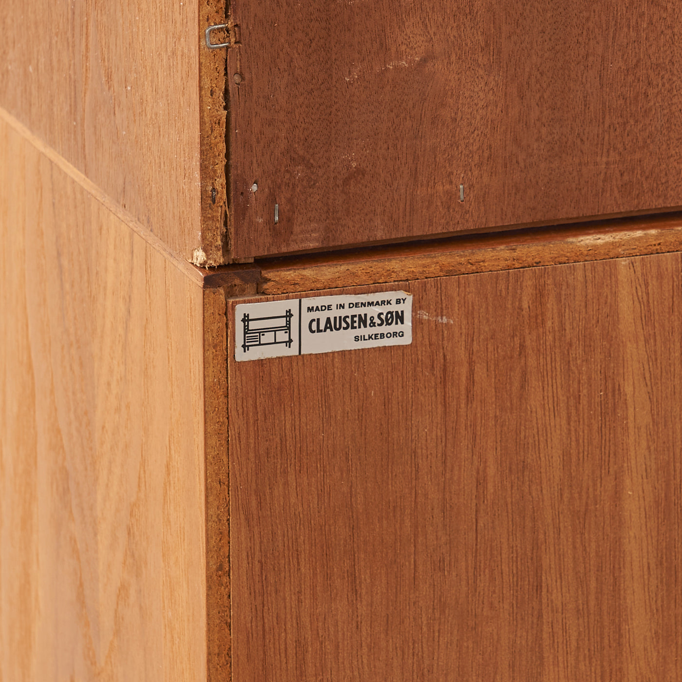 Teak Bookcase w/ Drawers by Clausen & Son