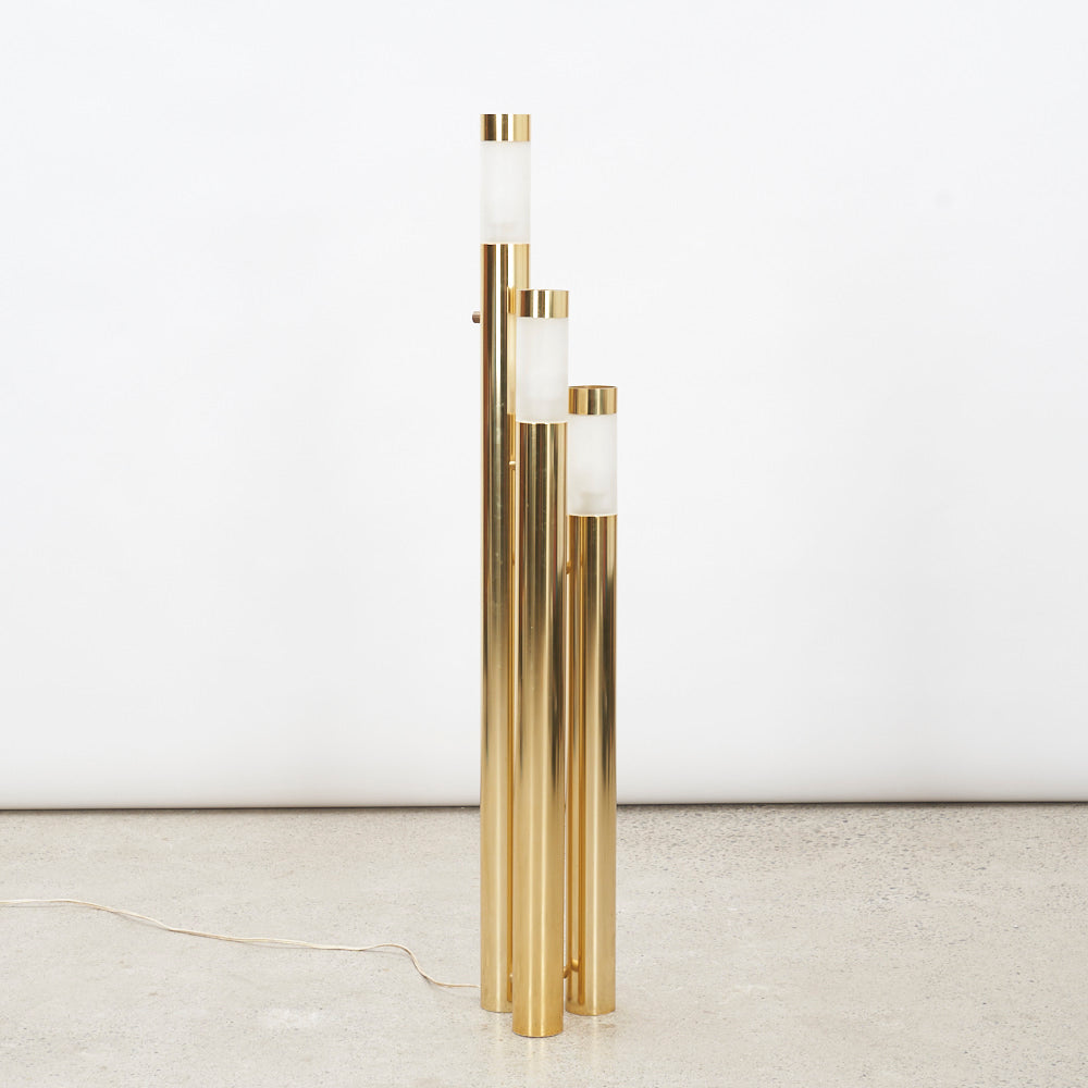 Brass Floor Lamp by Gustavo Martinez for Origina, Canada