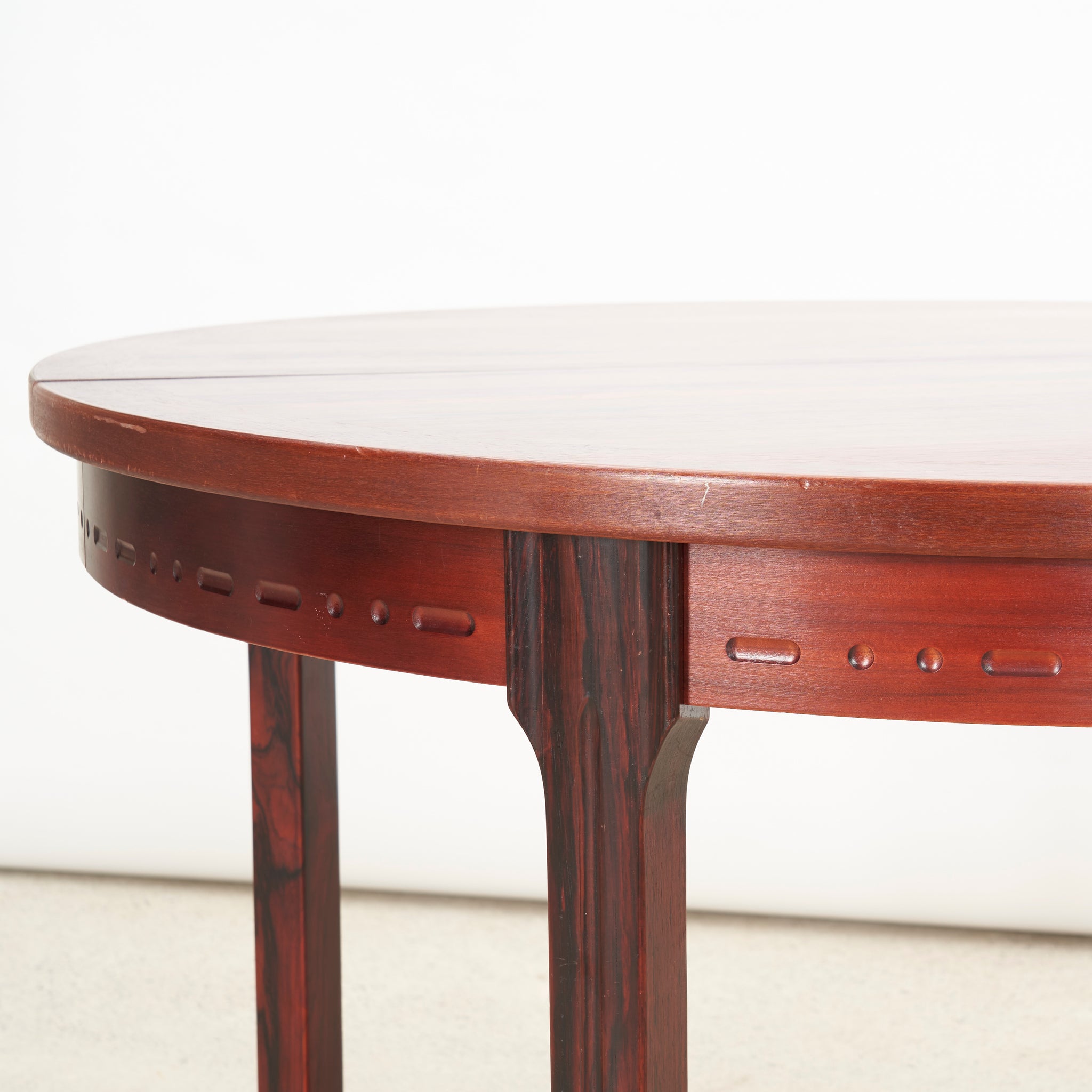 Round Rosewood Dining Table