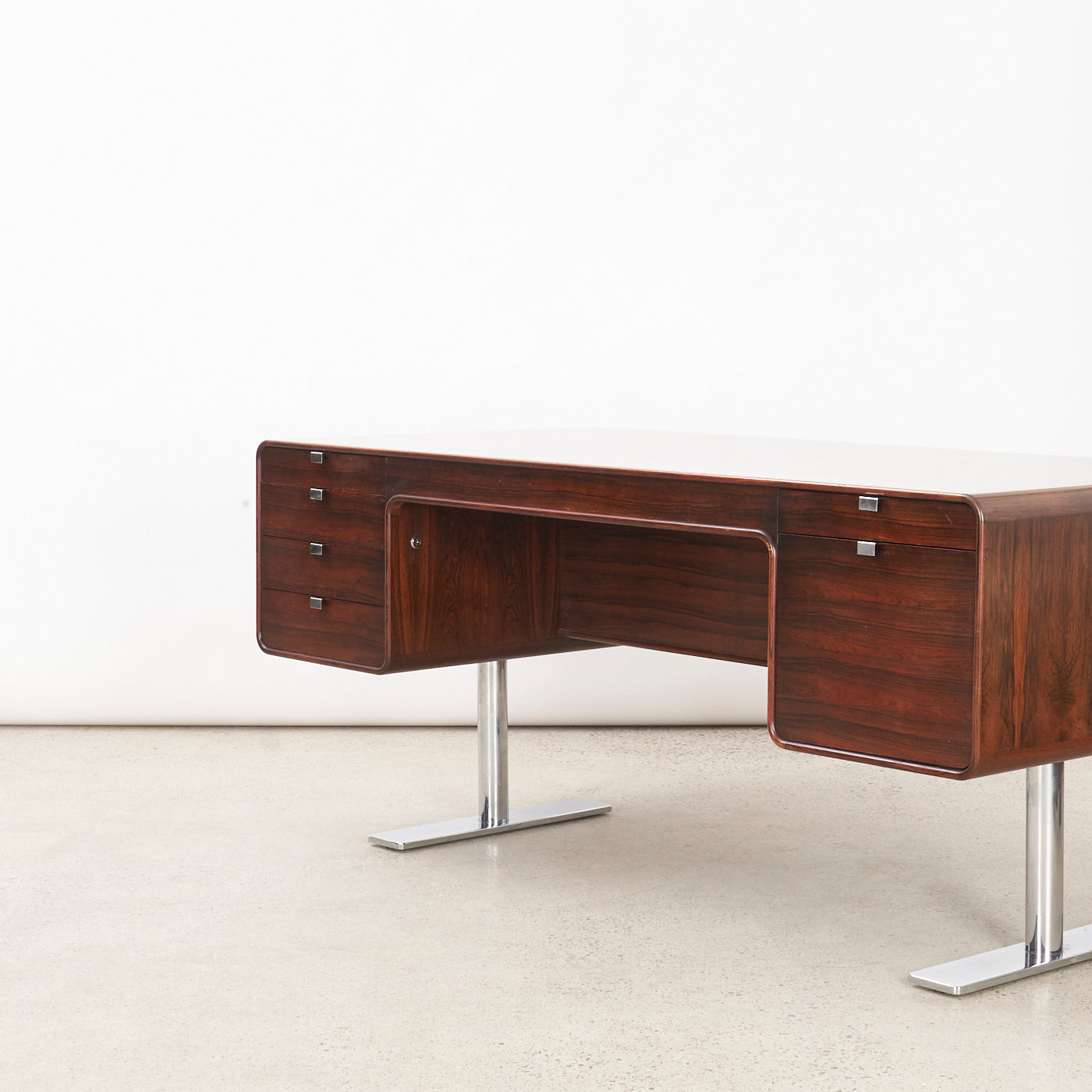 Rosewood Executive Desk by Leif Jacobsen