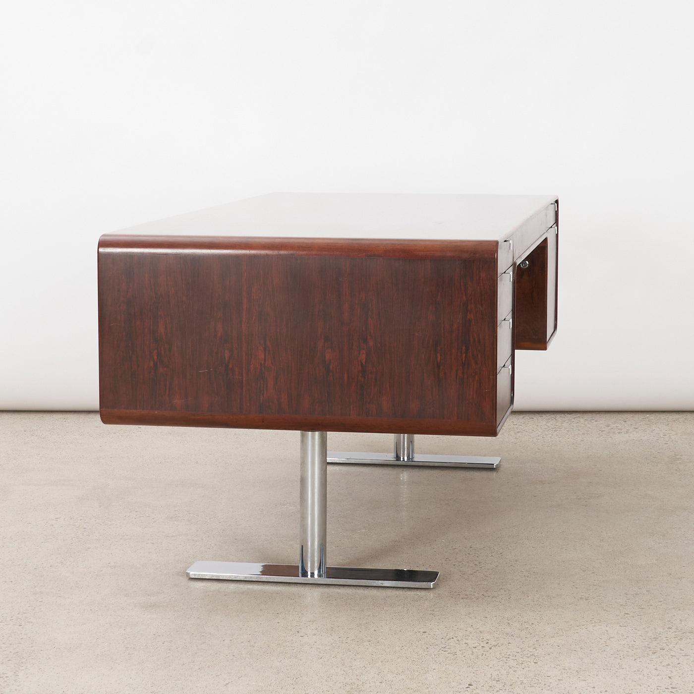 Rosewood Executive Desk by Leif Jacobsen