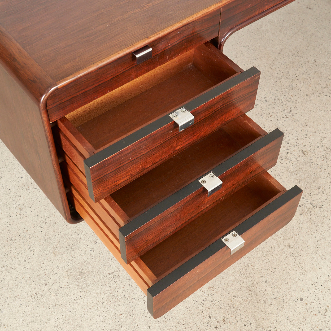 Rosewood Executive Desk by Leif Jacobsen