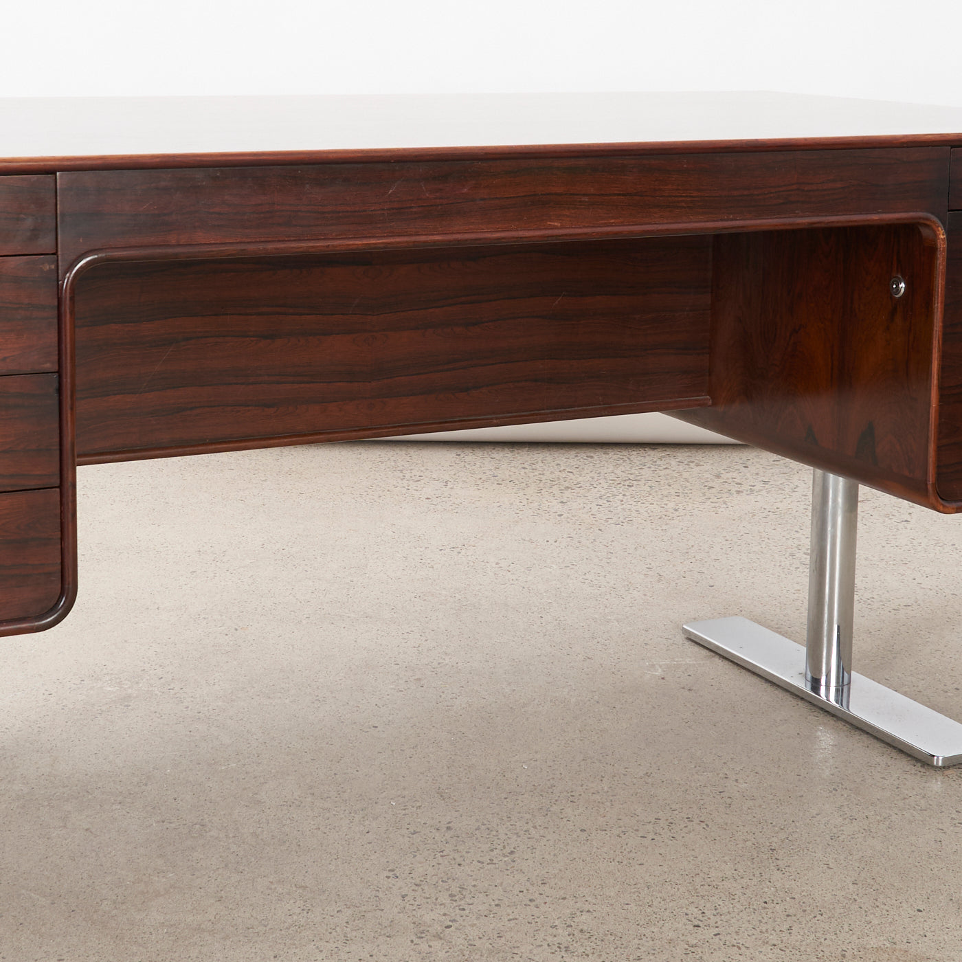 Rosewood Executive Desk by Leif Jacobsen