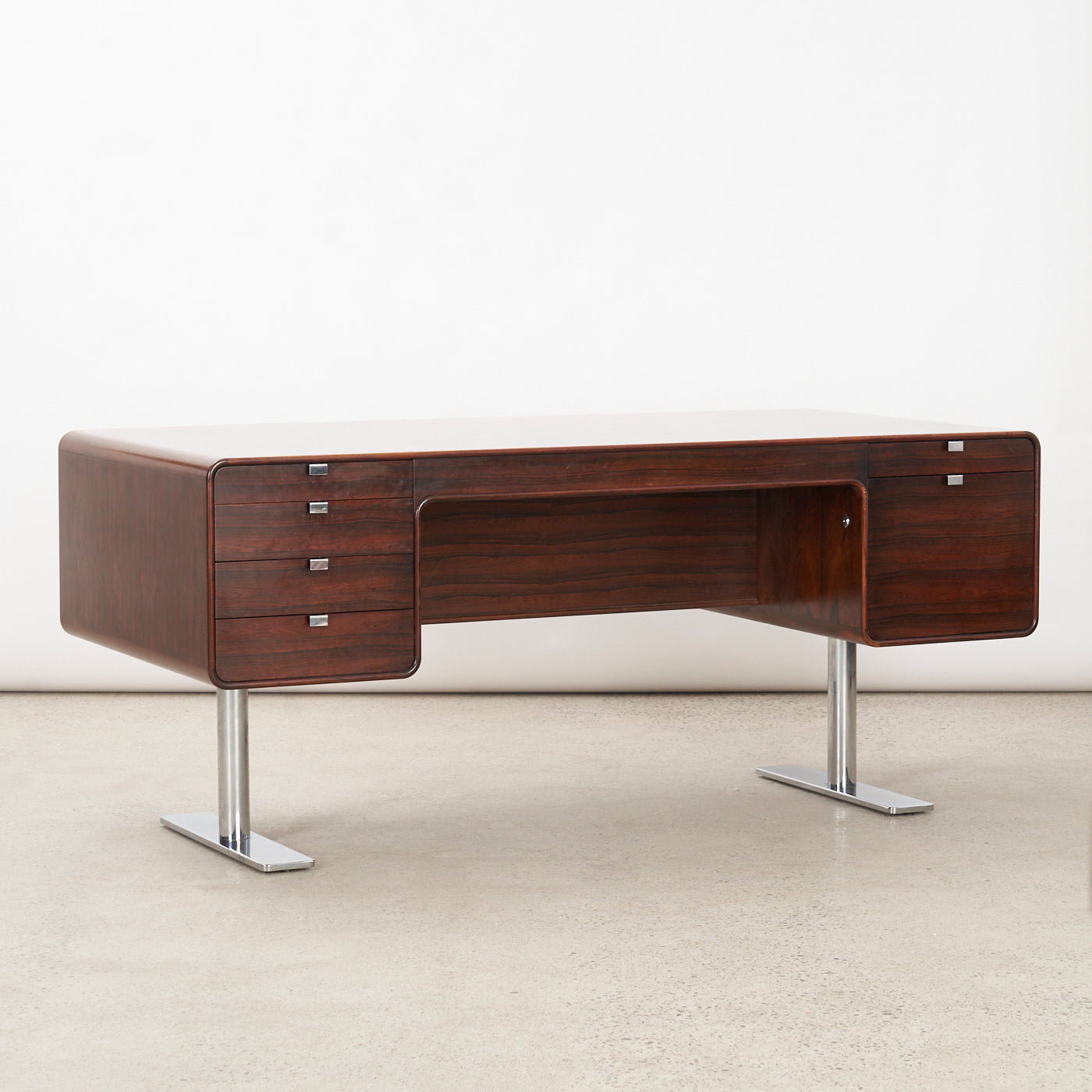 Rosewood Executive Desk by Leif Jacobsen