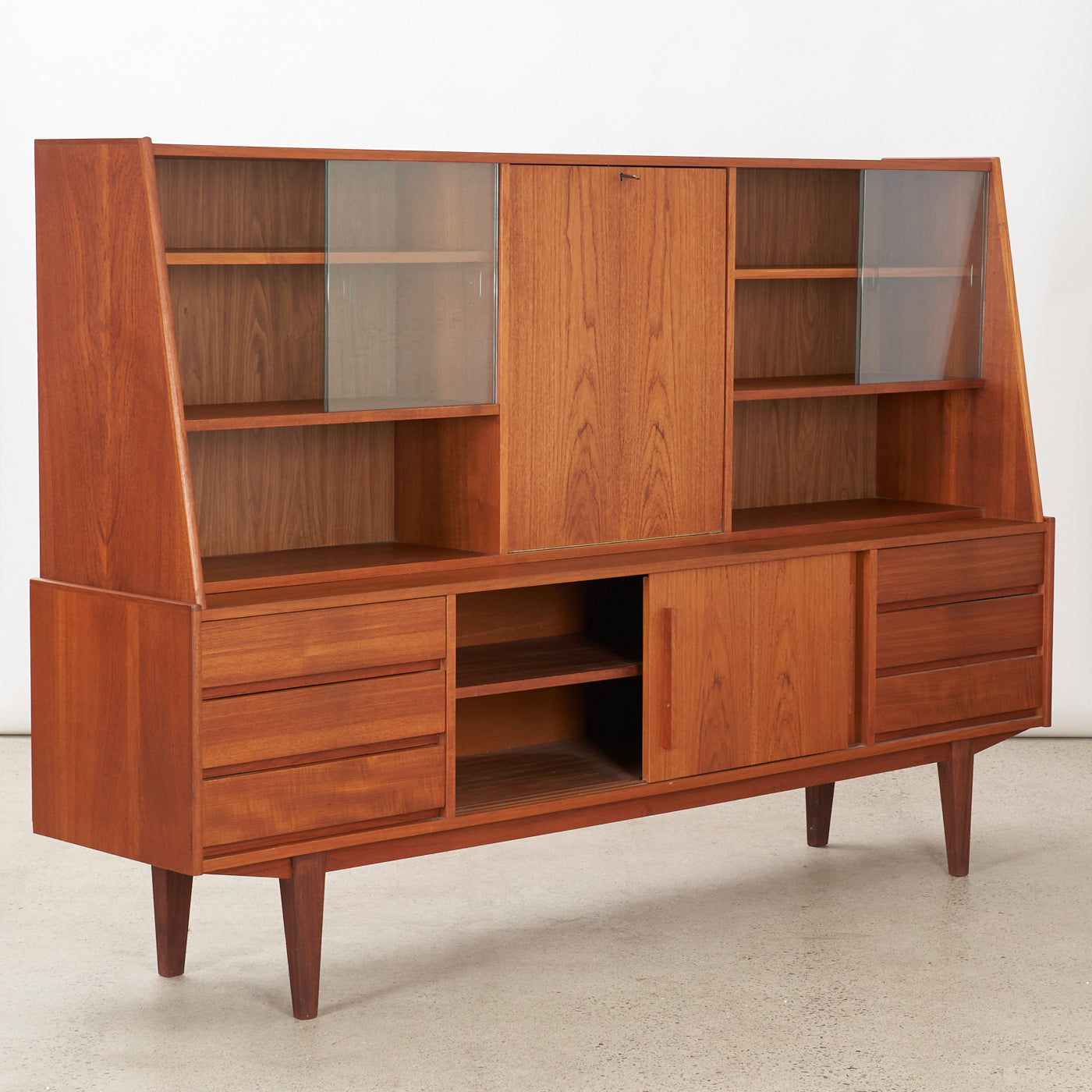 Teak Highboard