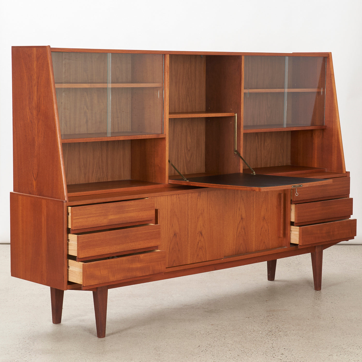 Teak Highboard