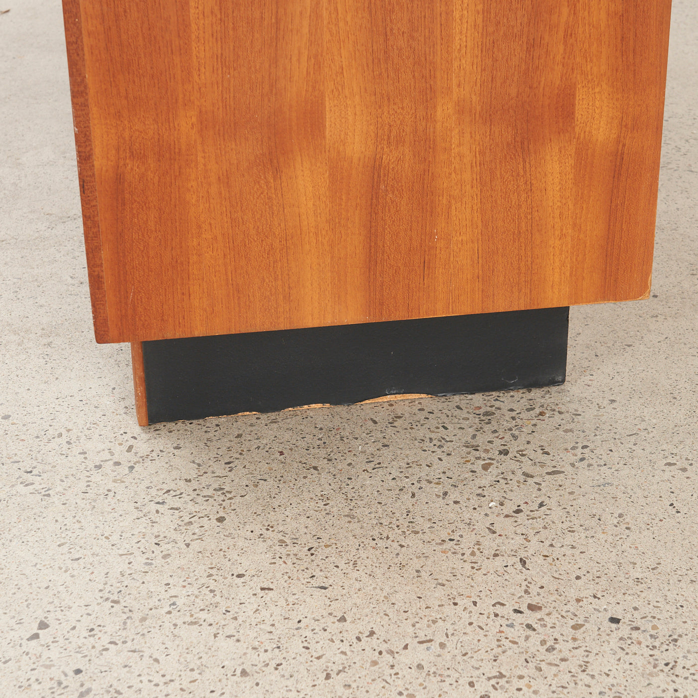 Teak 9 Drawer Dresser w/ Rosewood Handles