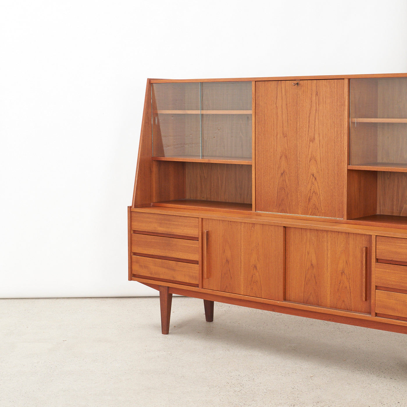 Teak Highboard