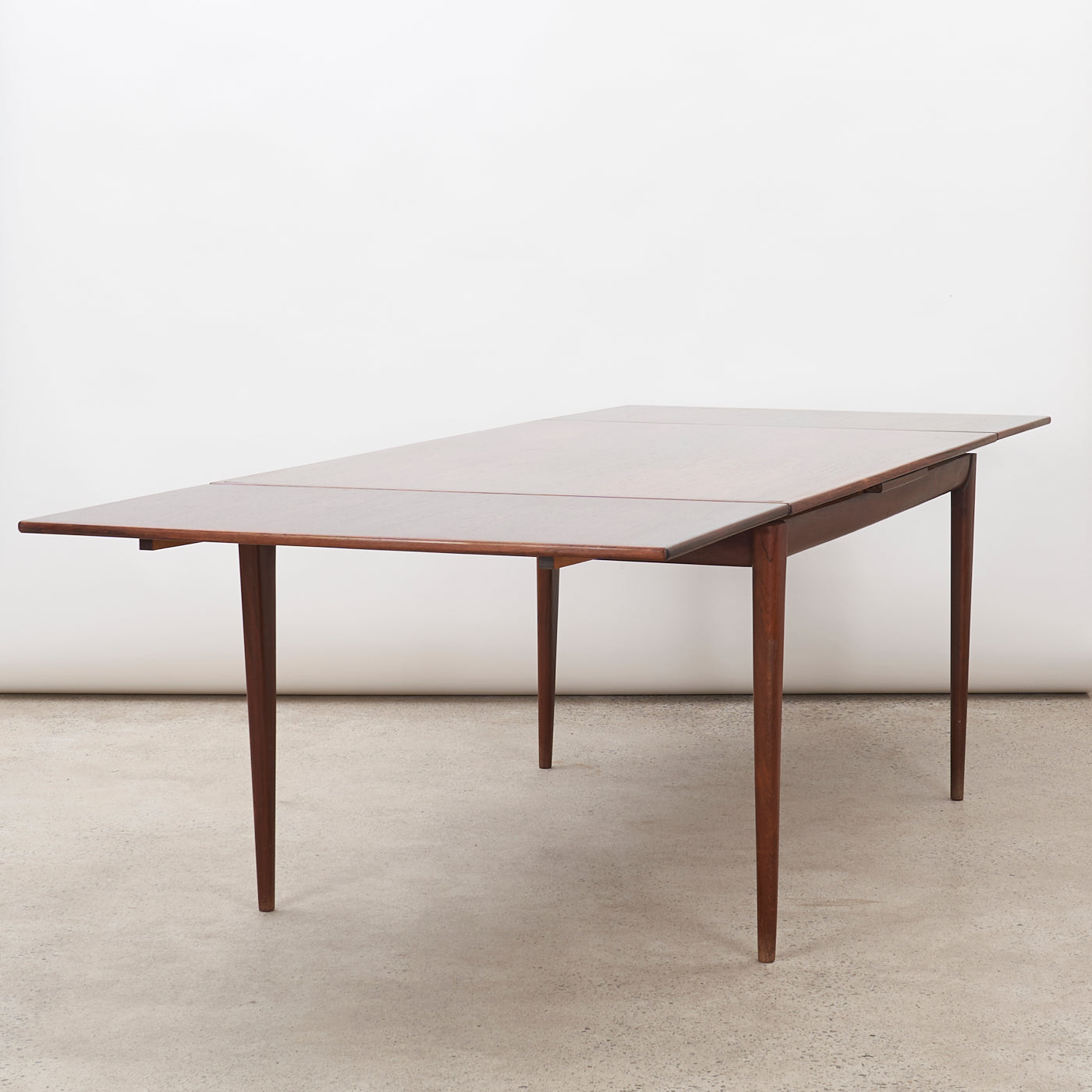 Rosewood 'Model 254' Draw Leaf Dining Table by Niels O. Møller for J. L. Møller, Denmark