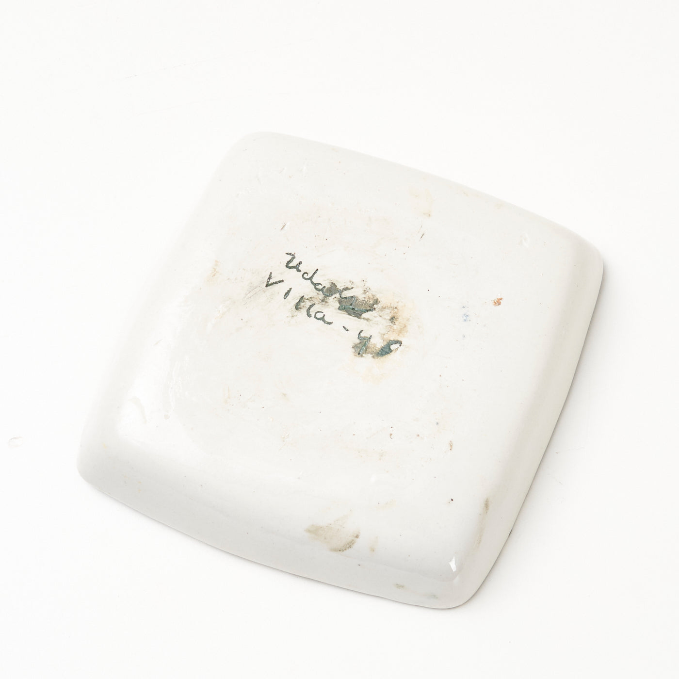 Signed Ceramic Dish