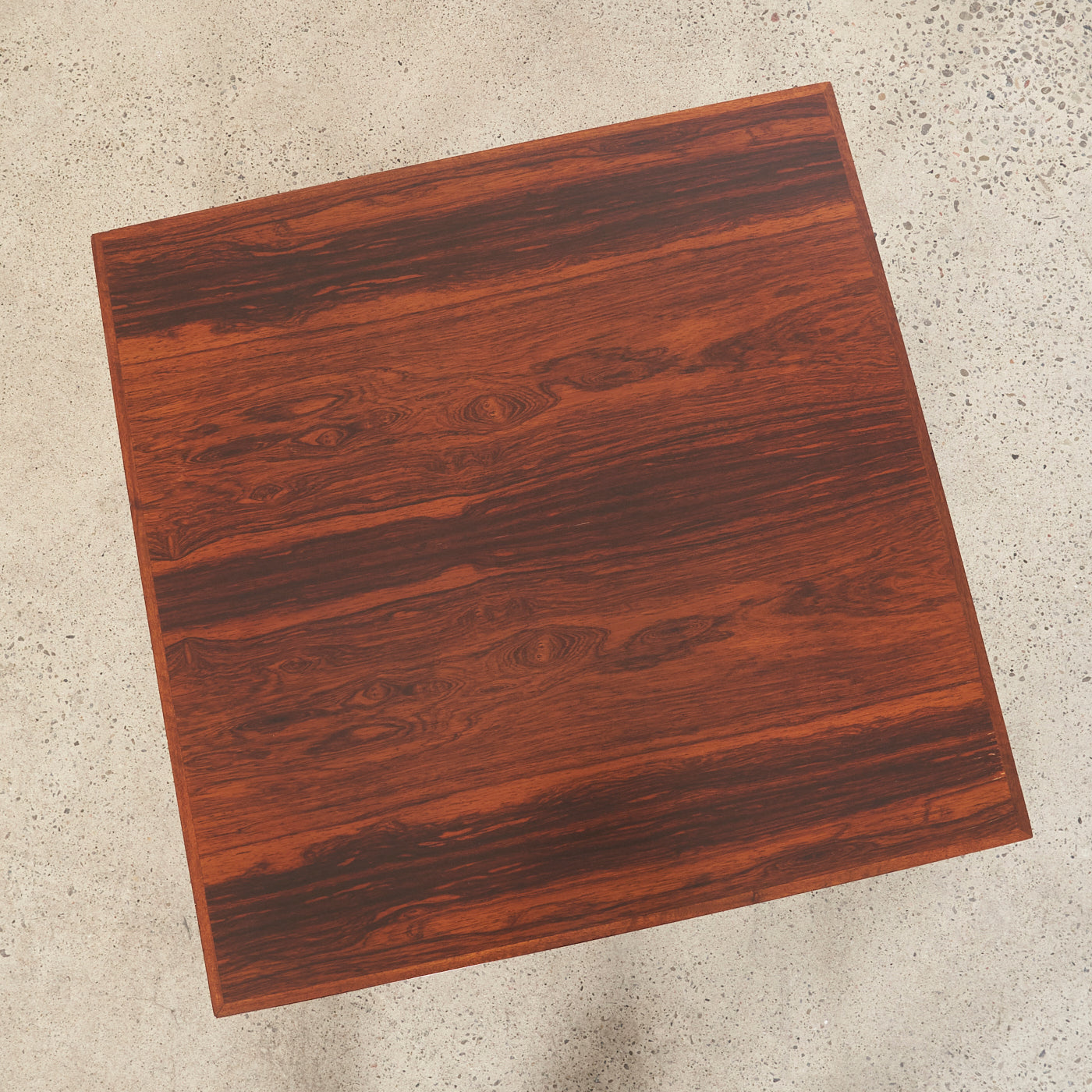 Square Rosewood Coffee Table by Bruksbo, Norway