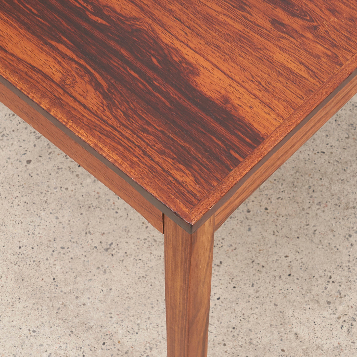 Square Rosewood Coffee Table by Bruksbo, Norway