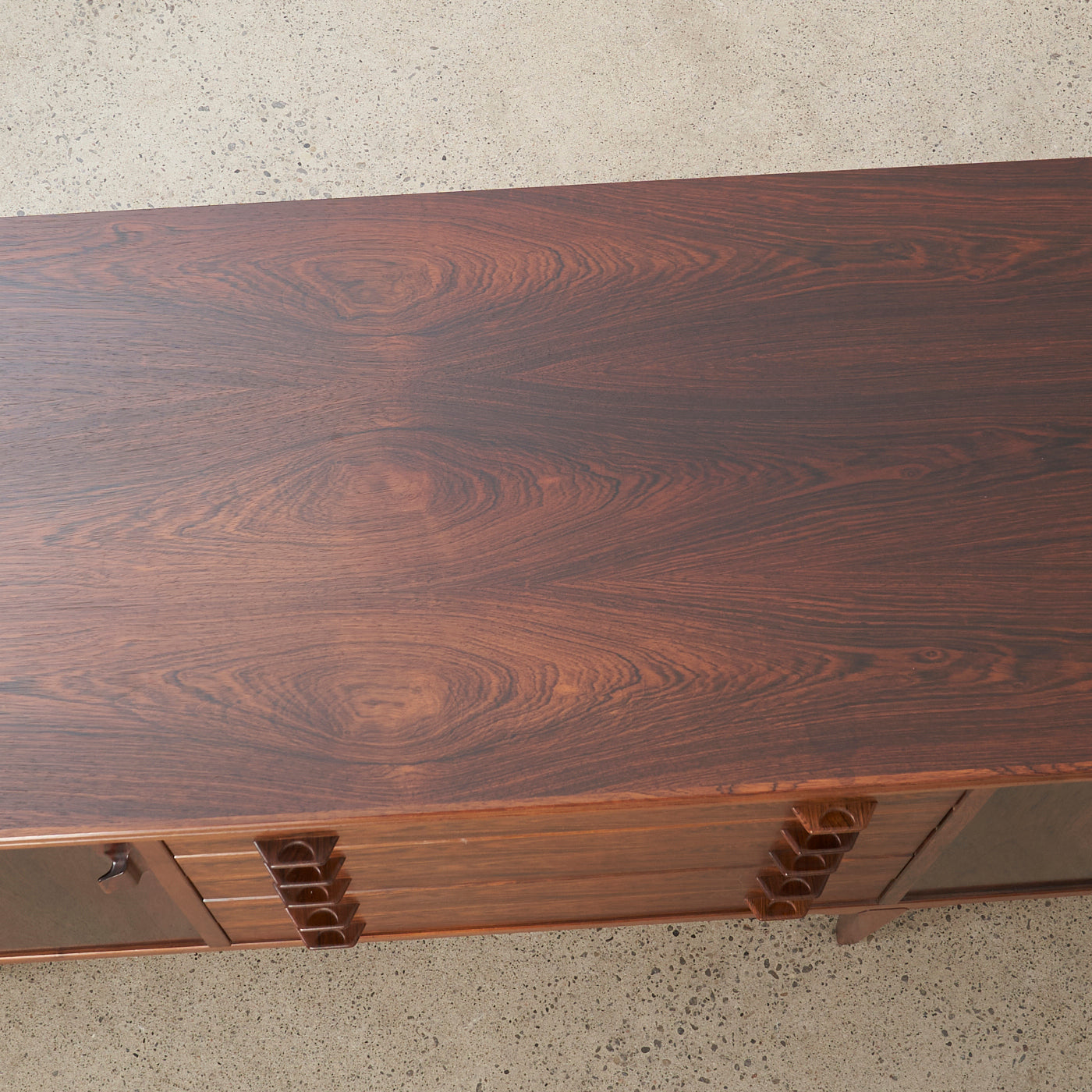 Rosewood Sideboard by Henry Rosengren Hansen, Denmark