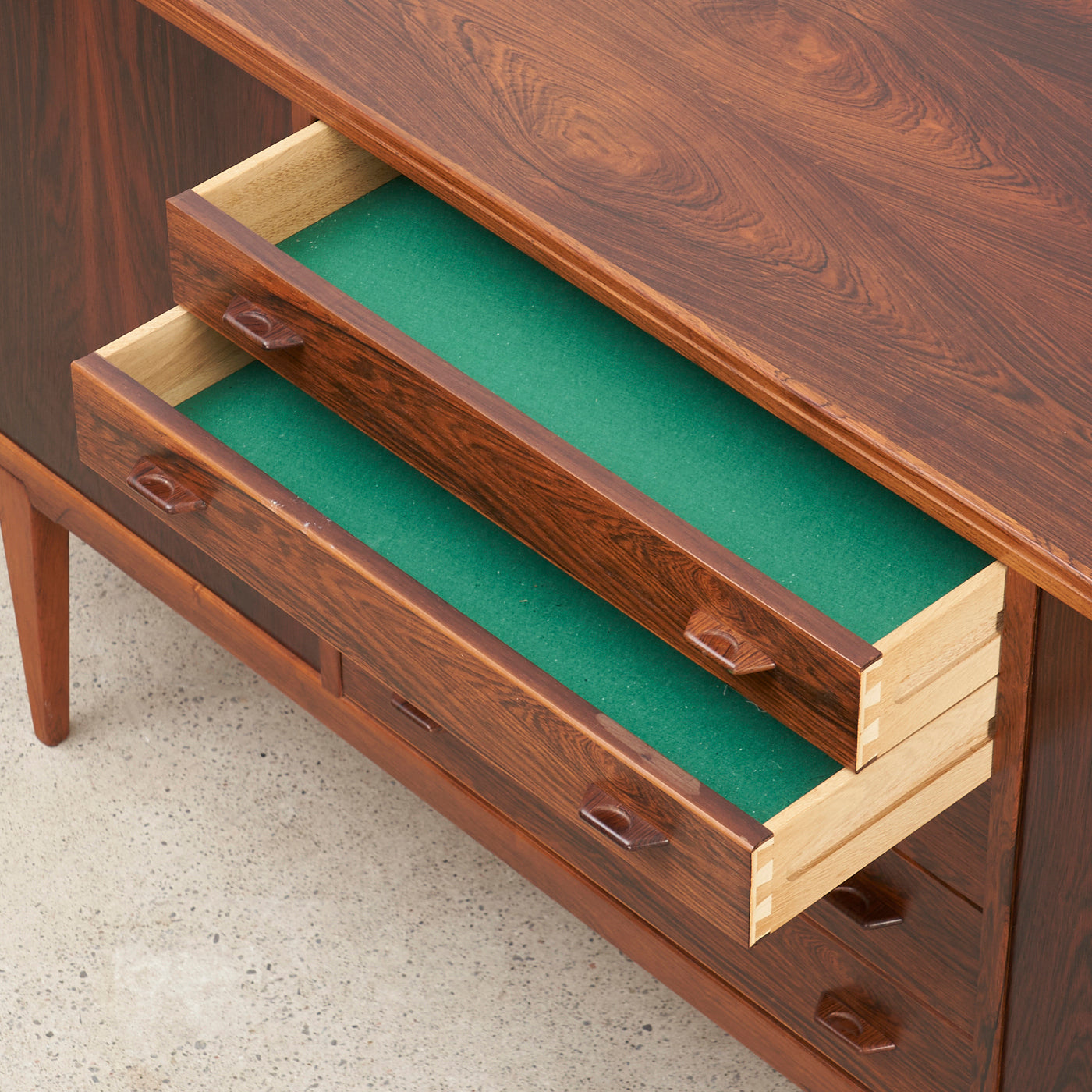 Rosewood Sideboard by Henry Rosengren Hansen, Denmark