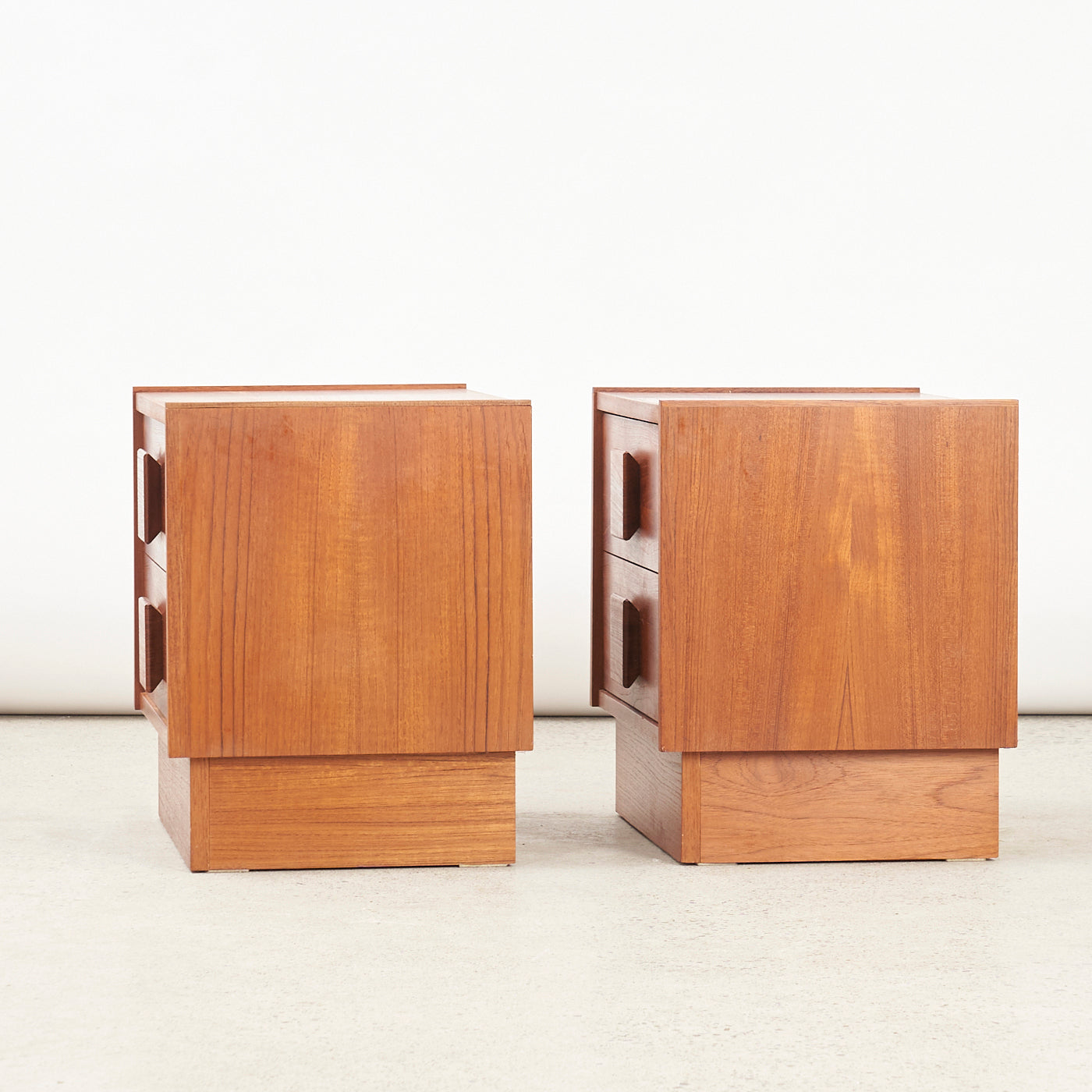 Pair of Teak Night Stands