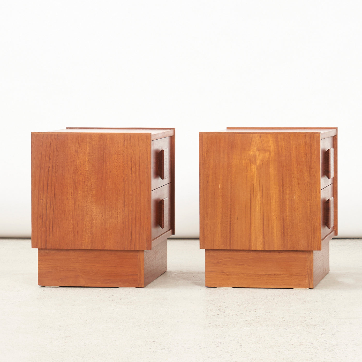 Pair of Teak Night Stands