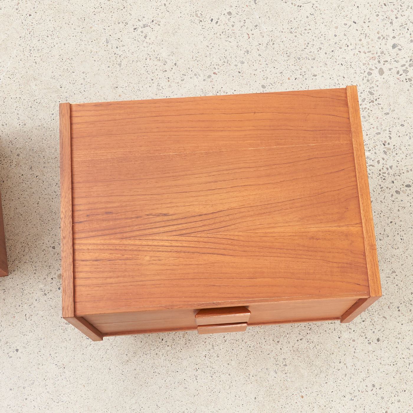 Pair of Teak Night Stands