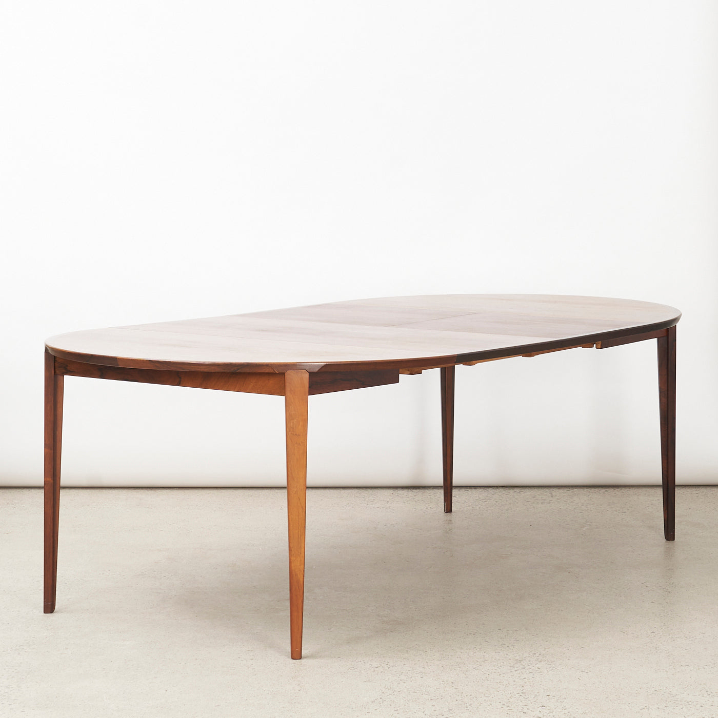 Rosewood Dining Table by Henry Rosengren Hansen, Denmark