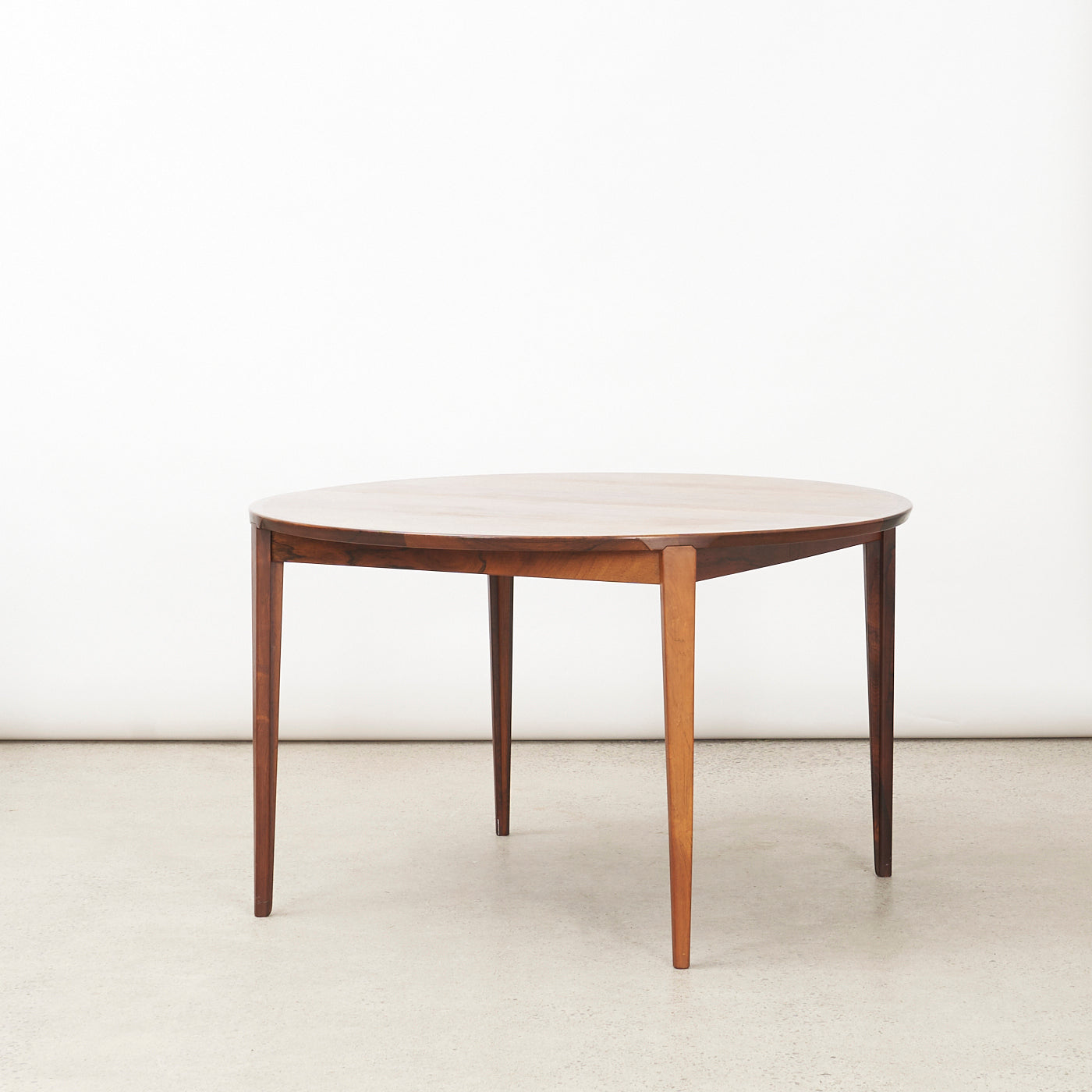 Rosewood Dining Table by Henry Rosengren Hansen, Denmark