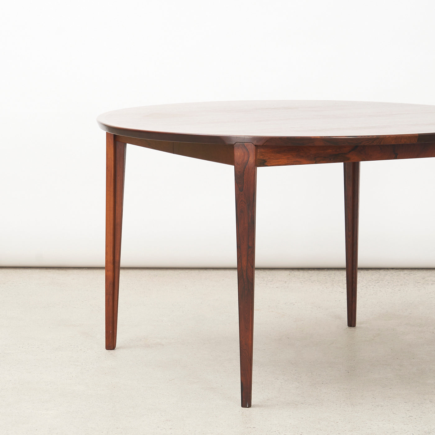 Rosewood Dining Table by Henry Rosengren Hansen, Denmark
