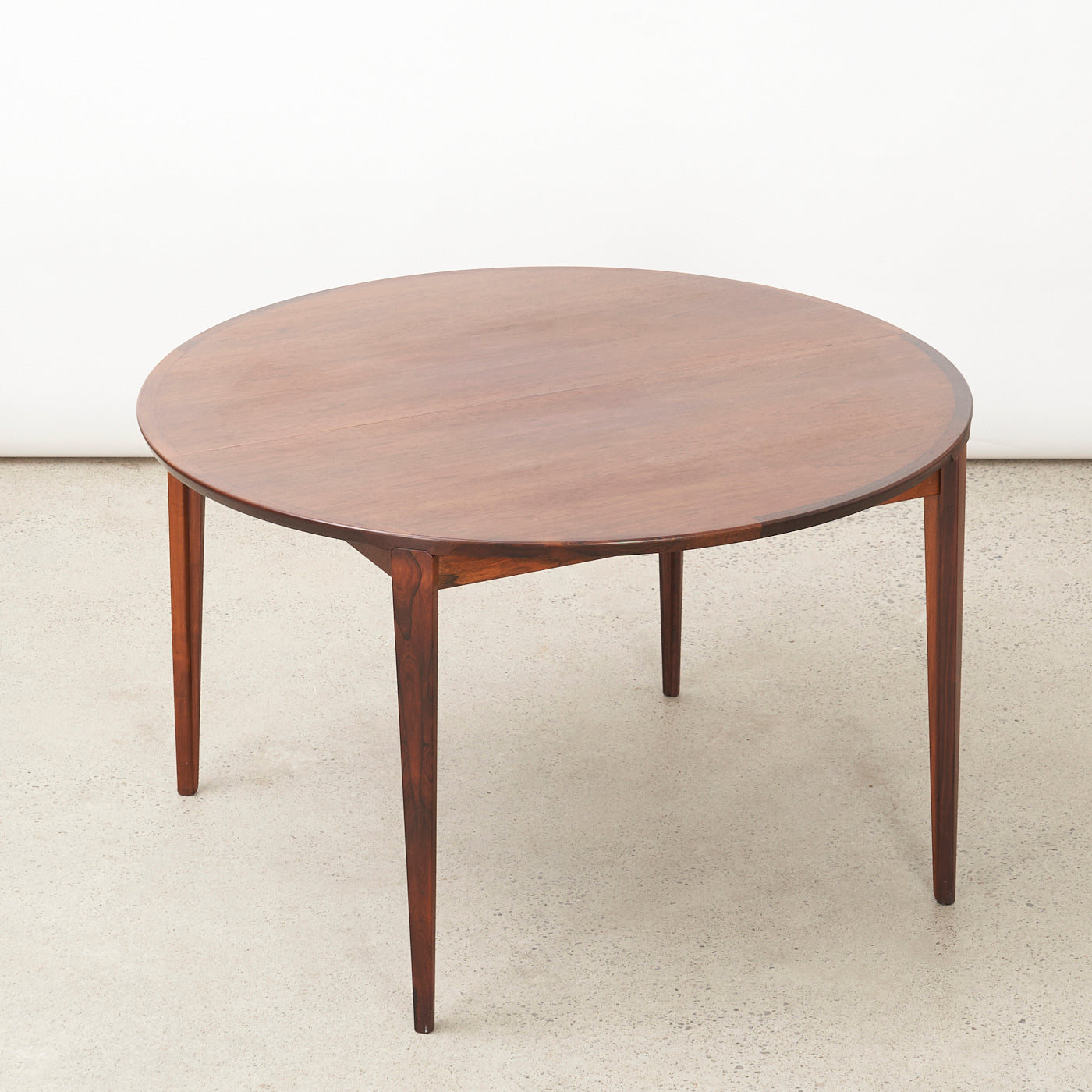 Rosewood Dining Table by Henry Rosengren Hansen, Denmark