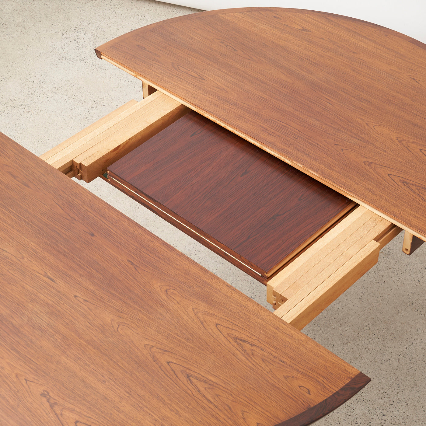 Rosewood Dining Table by Henry Rosengren Hansen, Denmark