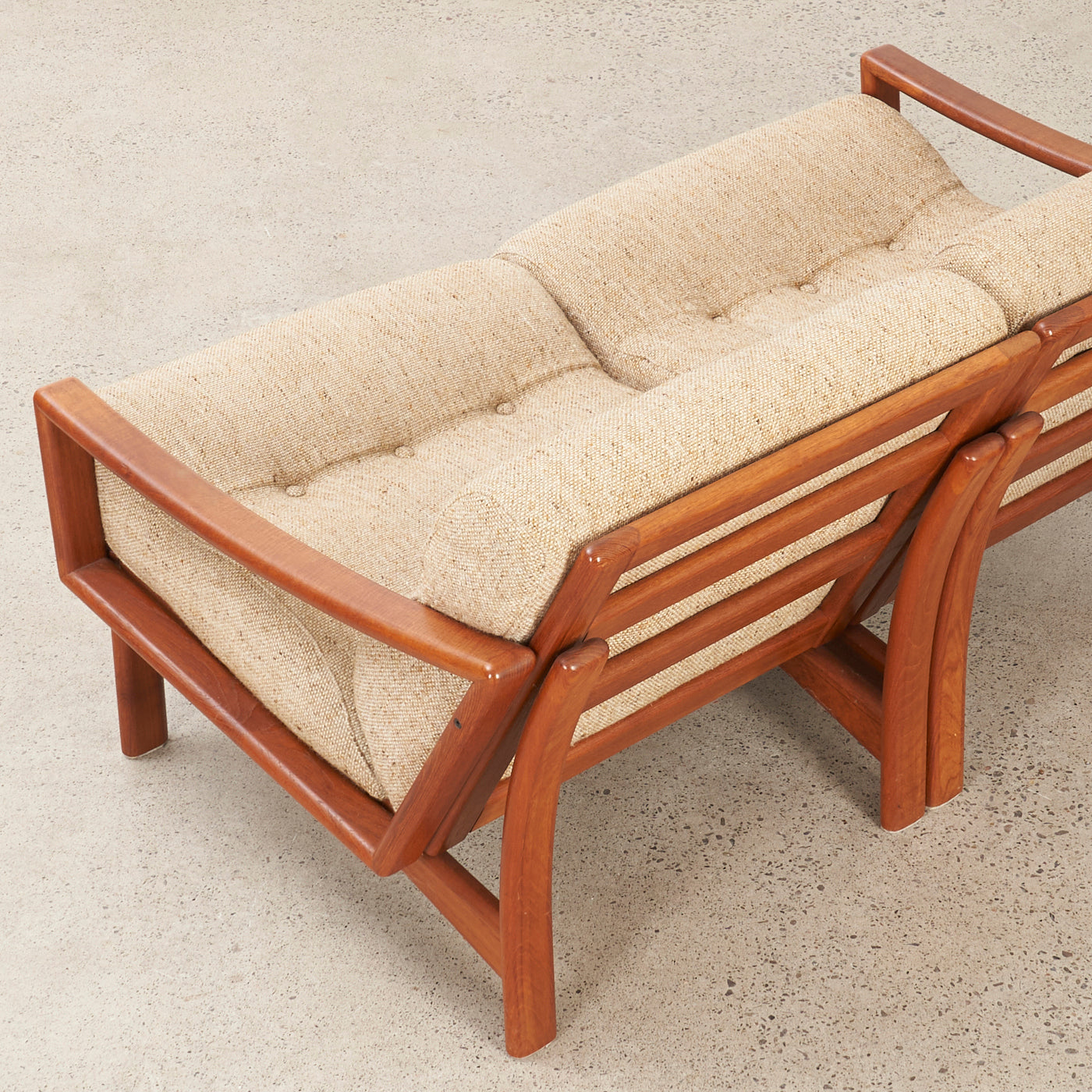 Modular Teak Loveseat by Glostrup, Denmark