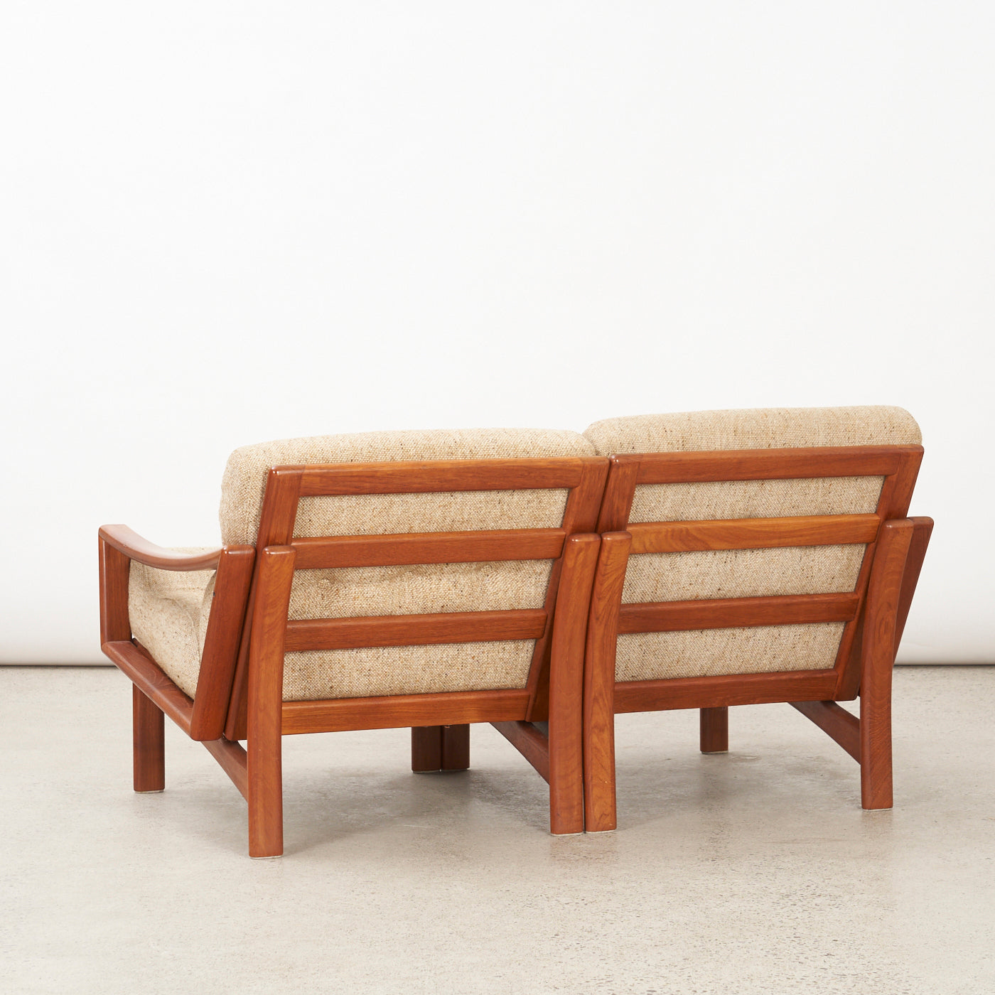 Modular Teak Loveseat by Glostrup, Denmark