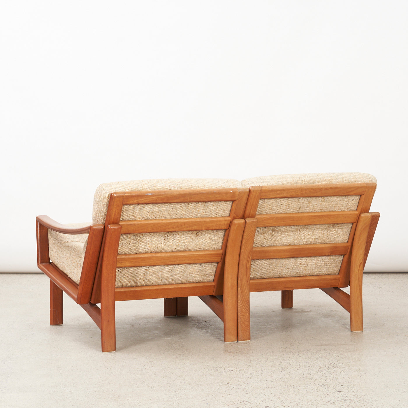 Modular Teak Loveseat by Glostrup, Denmark