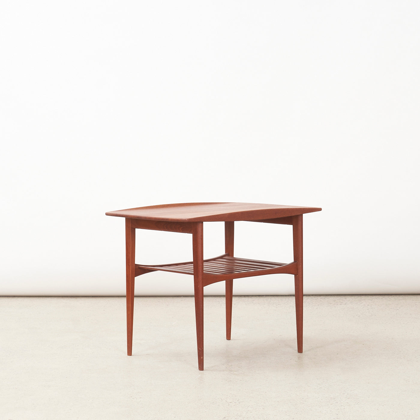 Solid Teak Side Table by Tove & Edvard Kindt-Larsen for France & Søn, Denmark