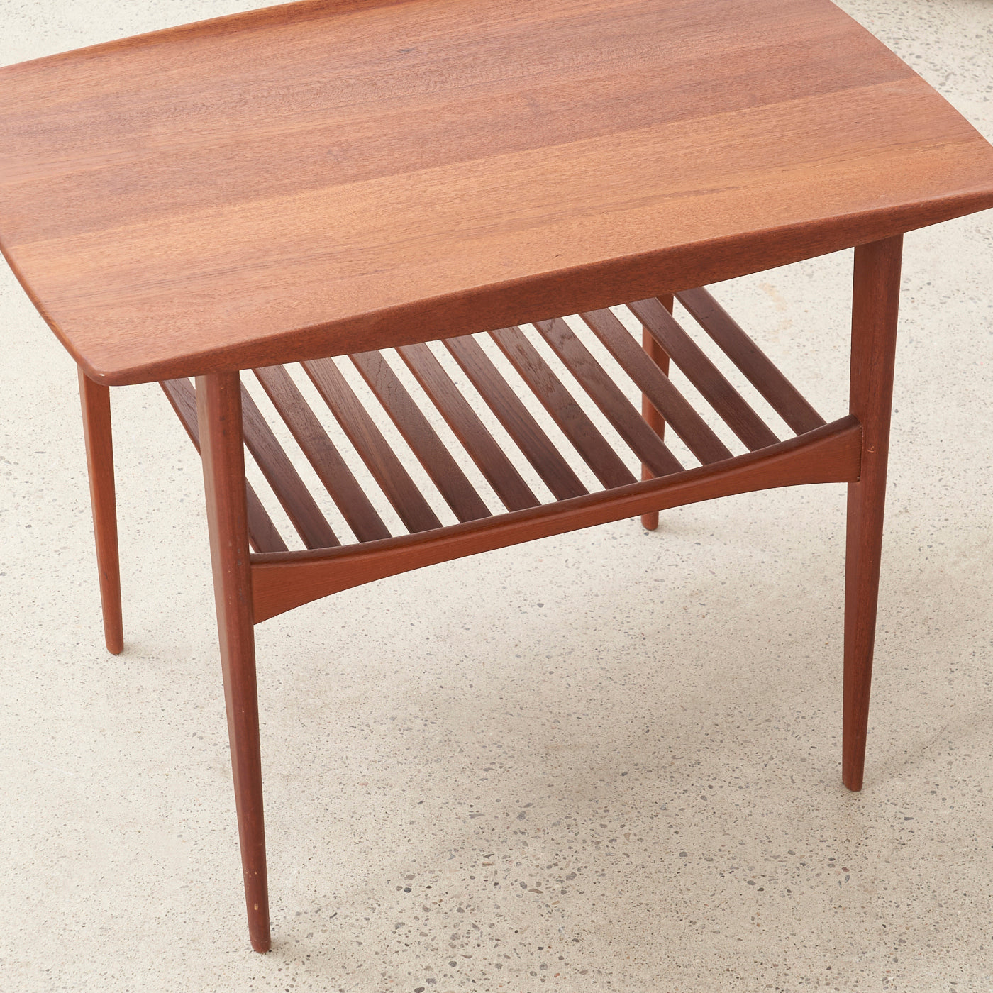 Solid Teak Side Table by Tove & Edvard Kindt-Larsen for France & Søn, Denmark