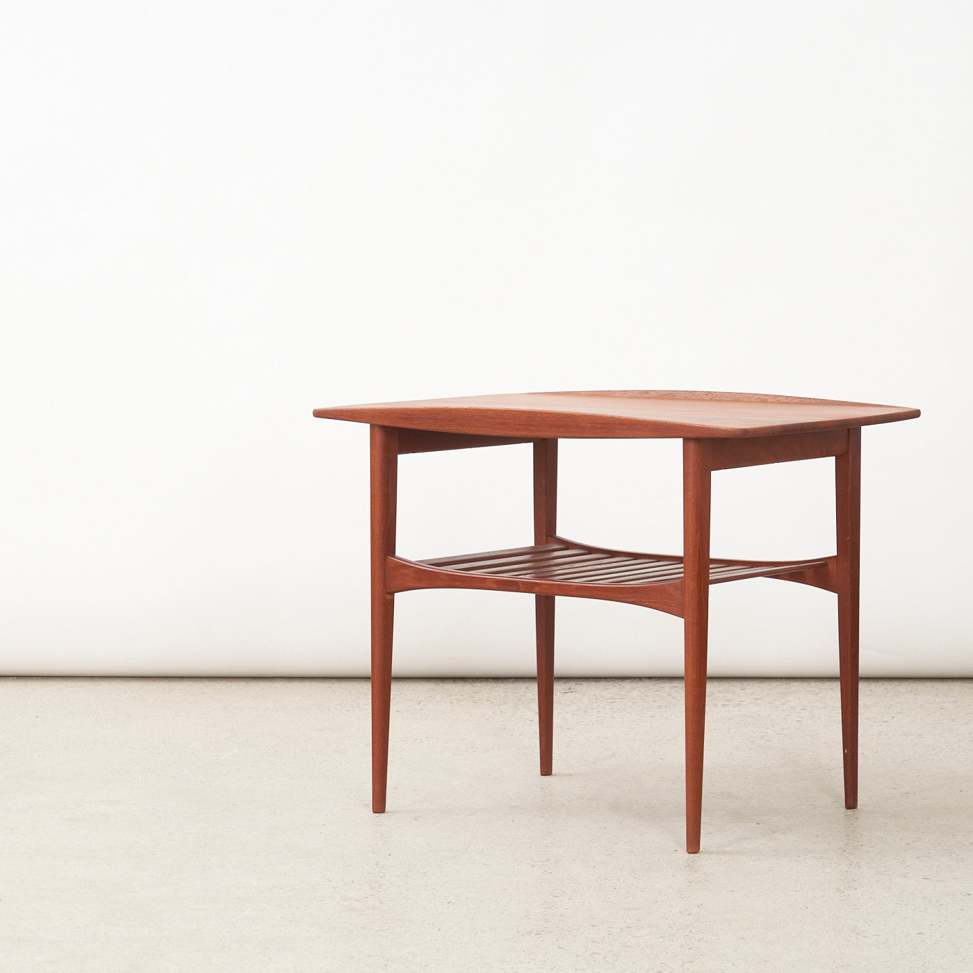 Solid Teak Side Table by Tove & Edvard Kindt-Larsen for France & Søn, Denmark