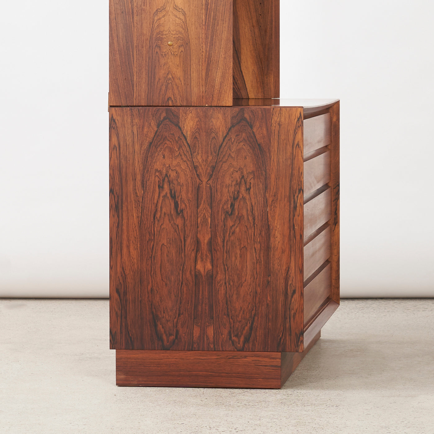 Rosewood Bookcase w/ Drawers by Poul Hundevad, Denmark