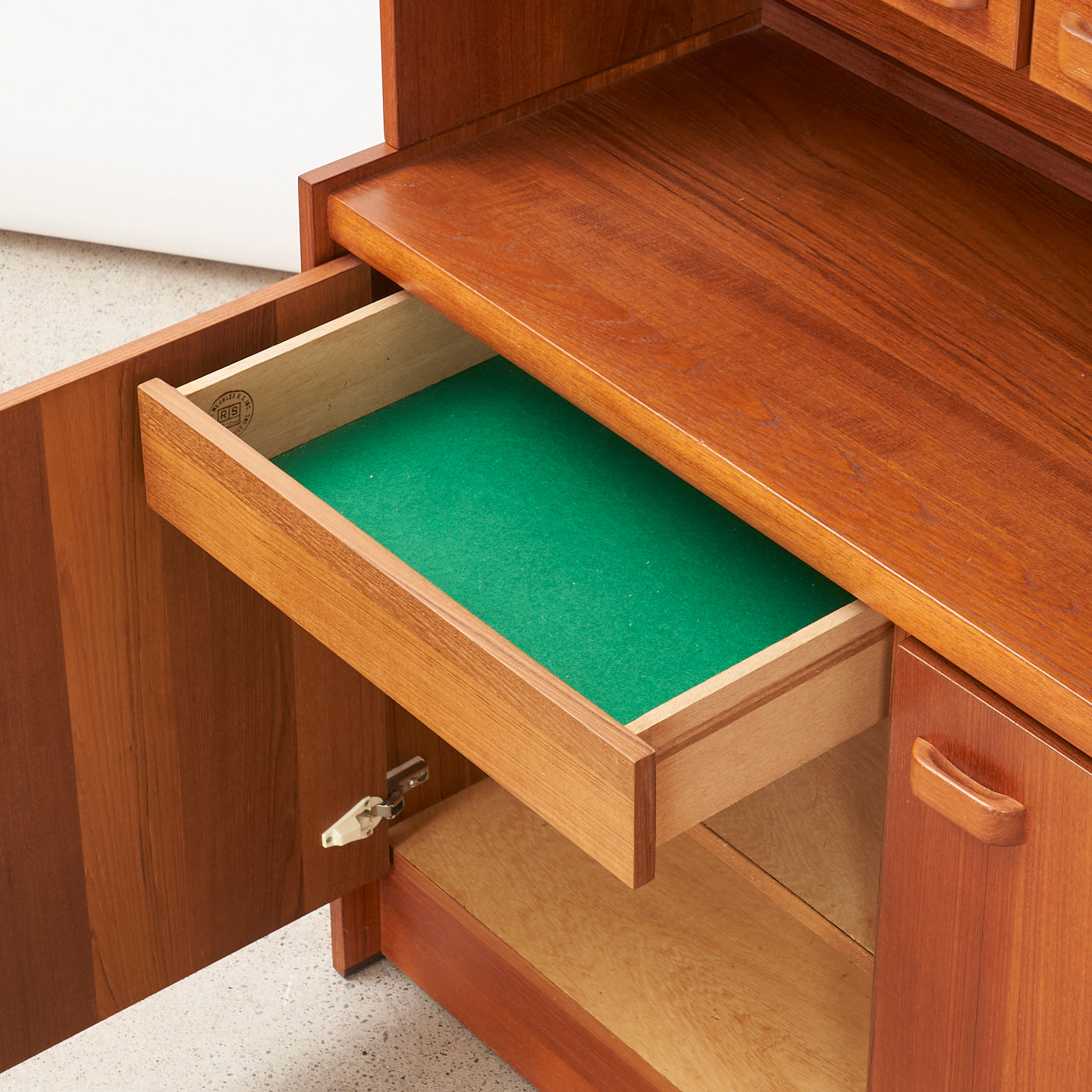 Teak & Glass Cabinet by R.S. Associates