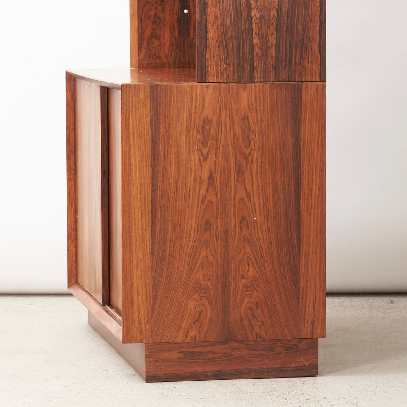 Rosewood Bookcase w/ Cabinet by Poul Hundevad, Denmark