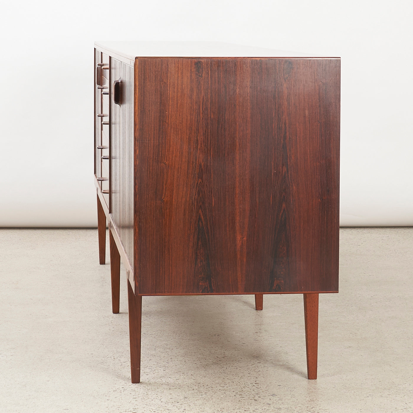 Rosewood Sideboard by Henry Rosengren Hansen, Denmark