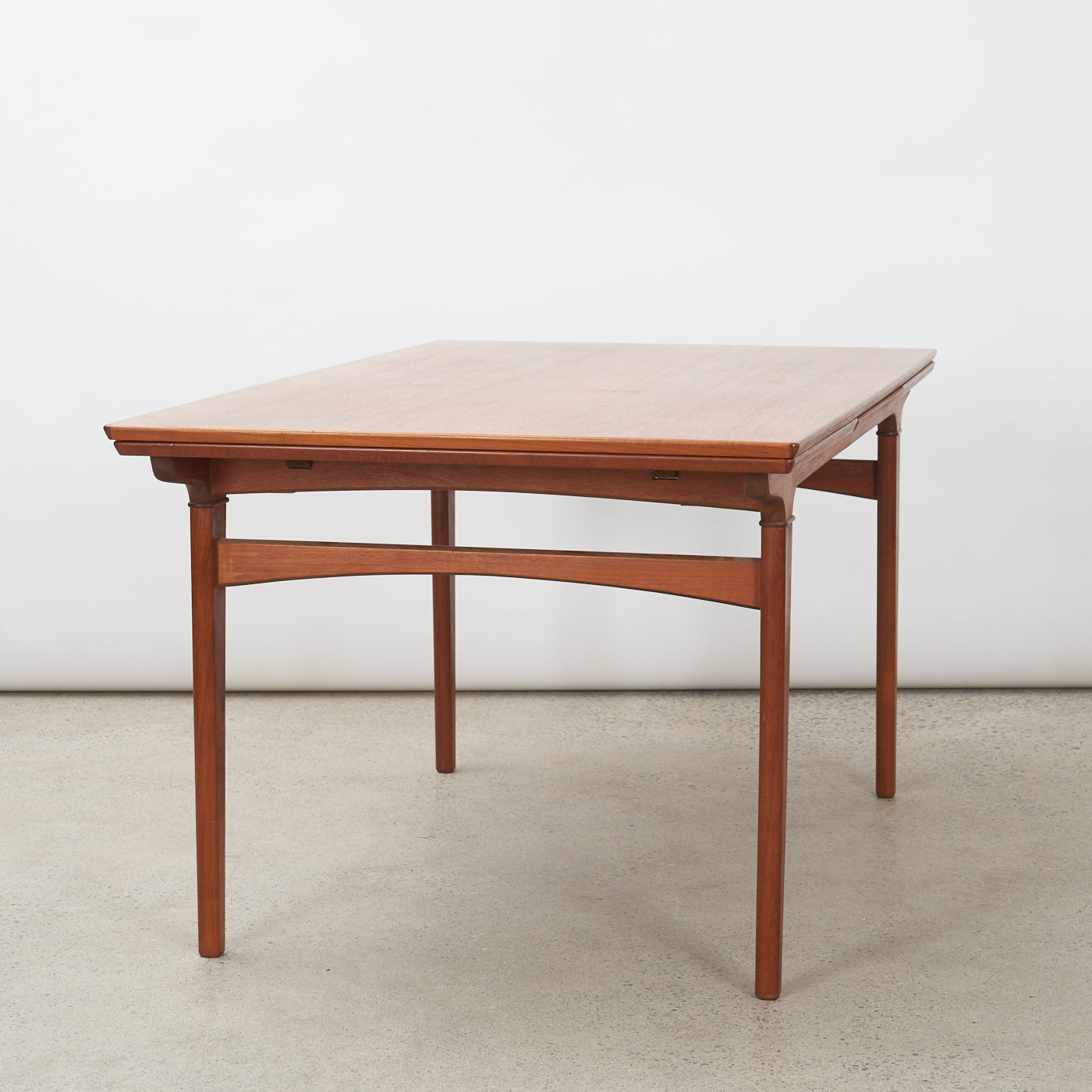 Teak Draw Leaf Dining Table, Denmark